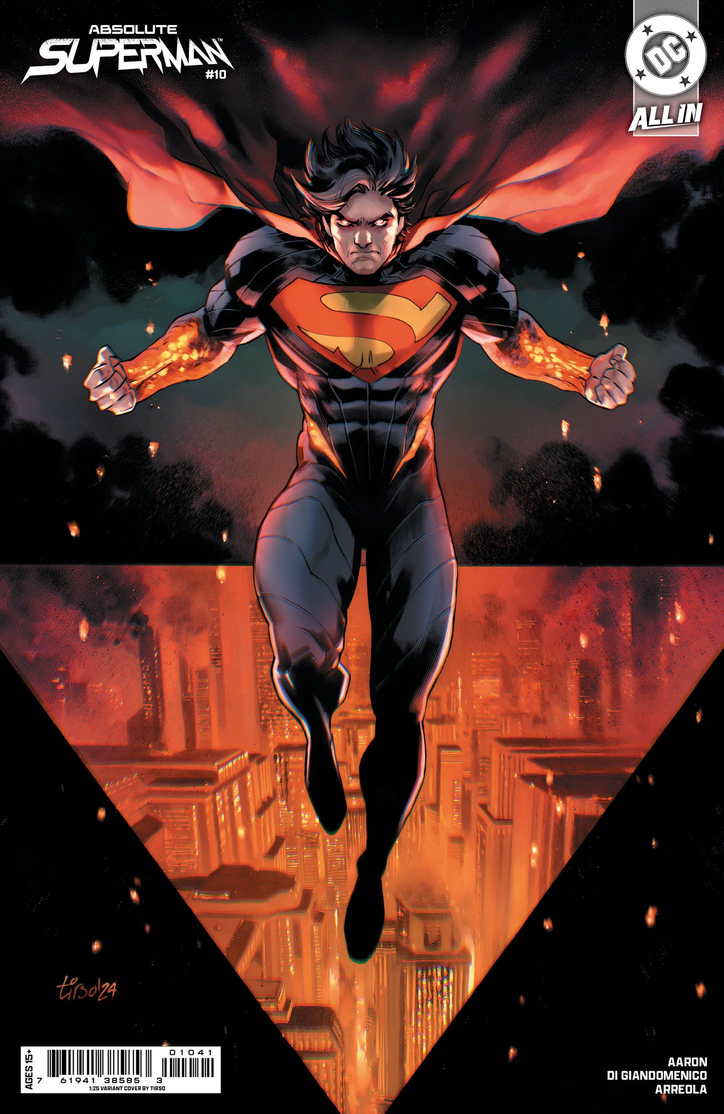 Absolute Superman #10 D 1:25 Tirso Variant (08/06/2025) Dc