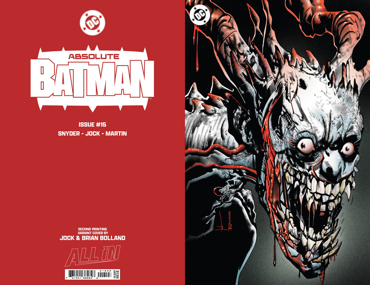 Absolute Batman #15 2nd Print F Brian Bolland Jock Foil Variant (02/11/2026) Dc