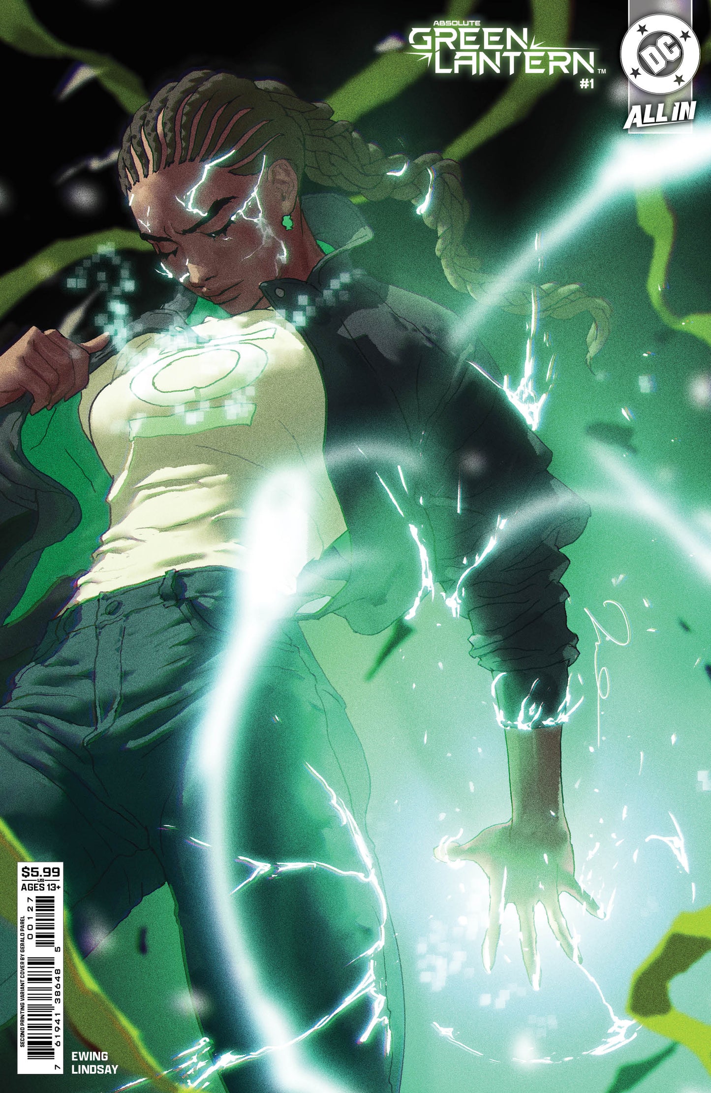 Absolute Green Lantern #1 2nd Print B Gerald Parel Variant (05/21/2025) Dc