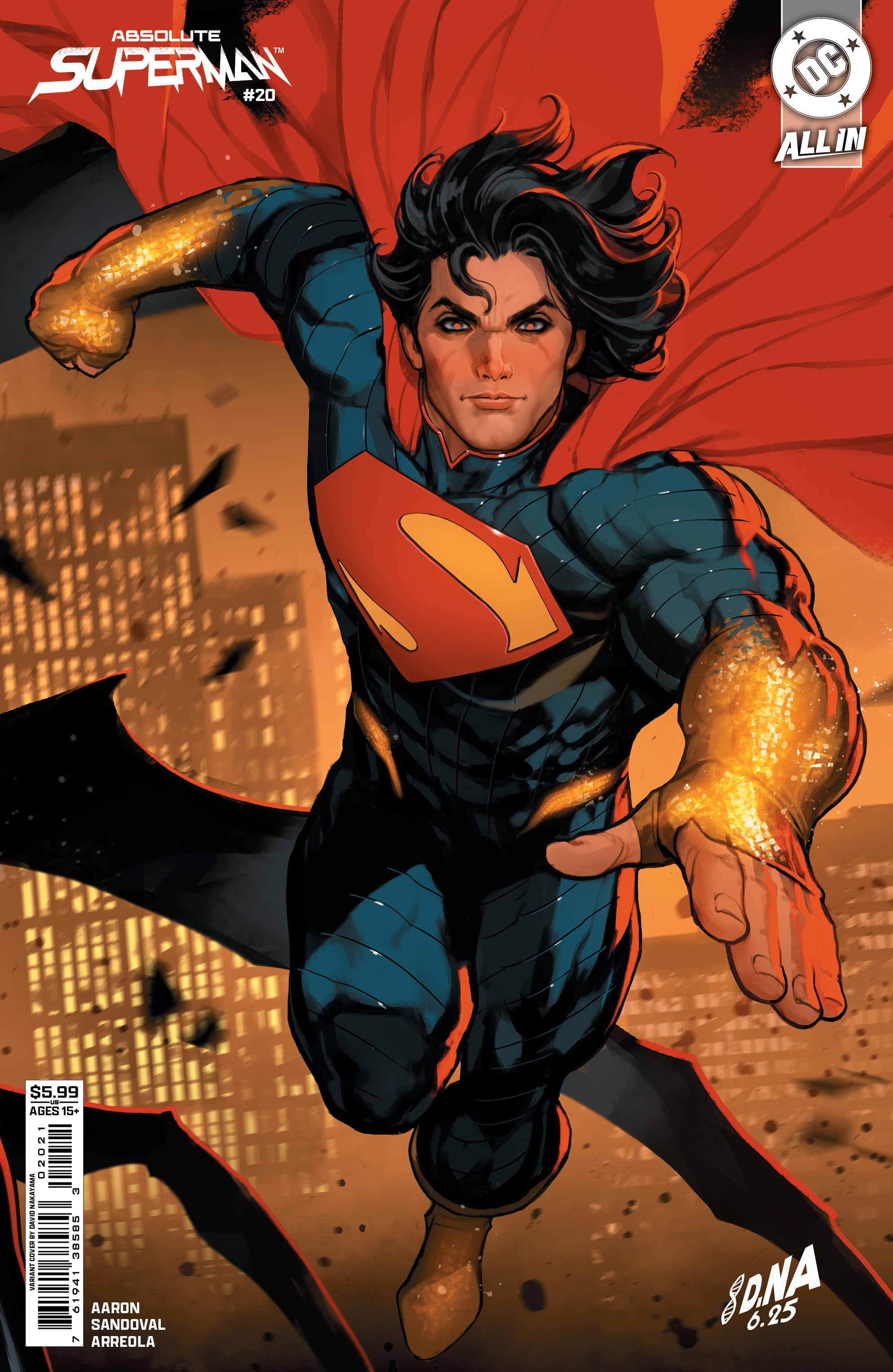 Absolute Superman #20 B David Nakayama Variant (06/24/2026) Dc