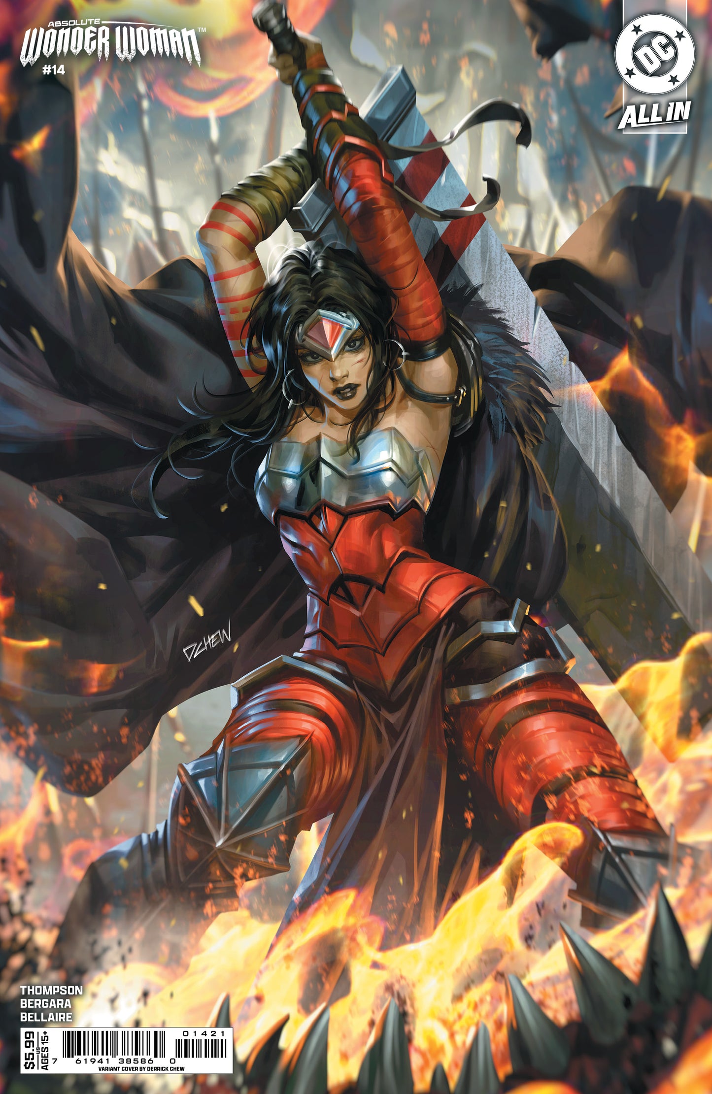 Absolute Wonder Woman #14 B Derrick Chew Variant (11/26/2025) Dc