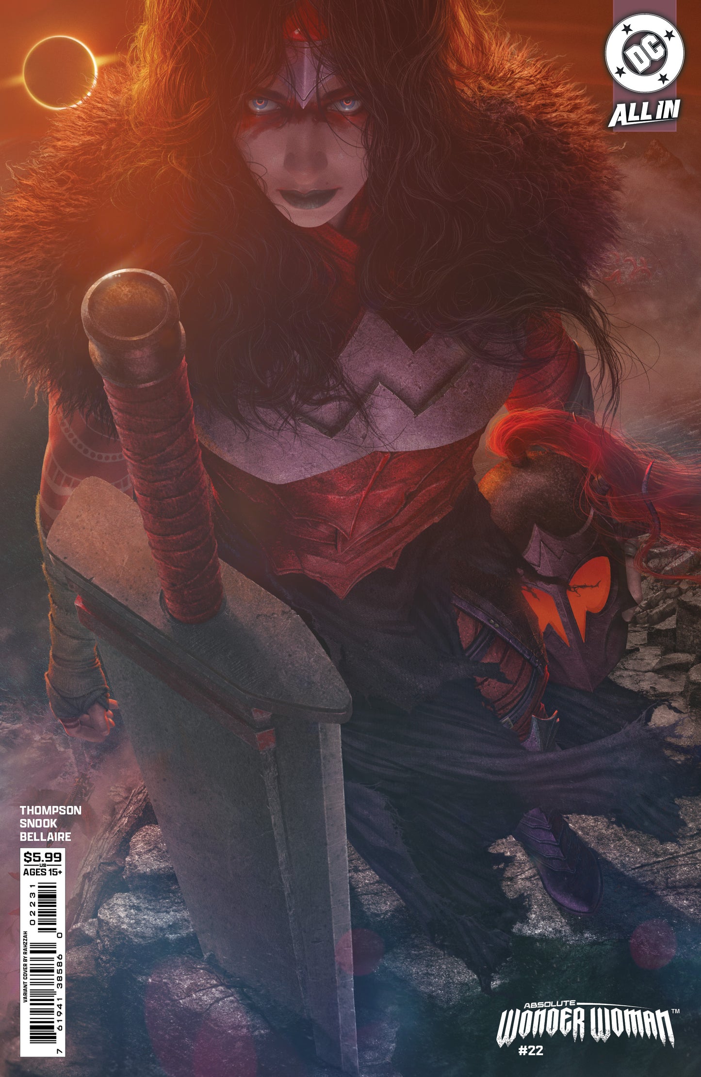 Absolute Wonder Woman #22 C Rahzzah Variant (07/22/2026) Dc