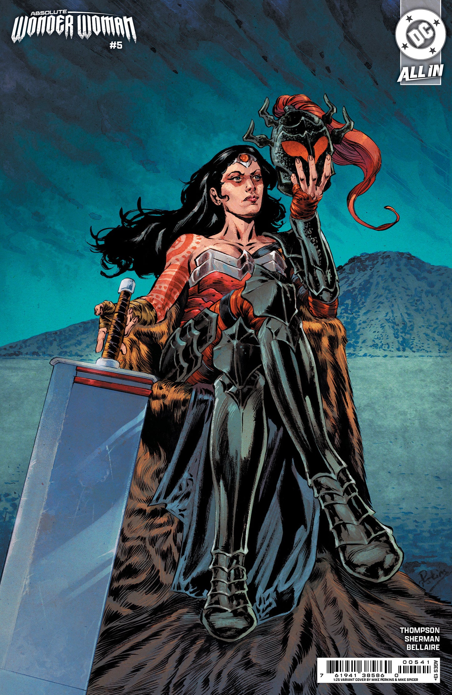 Absolute Wonder Woman #5 D 1:25 Mike Perkins Variant (02/26/2025) Dc