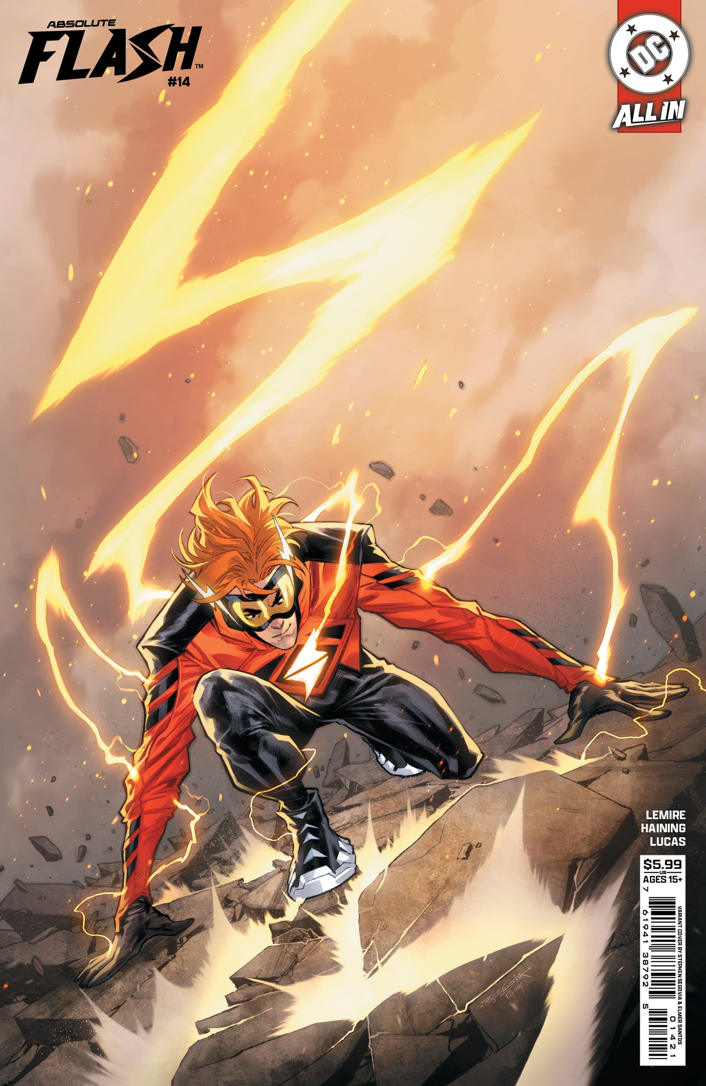 Absolute Flash #14 B Stephen Segovia Variant (04/15/2026) Dc - Golden Apple Comics