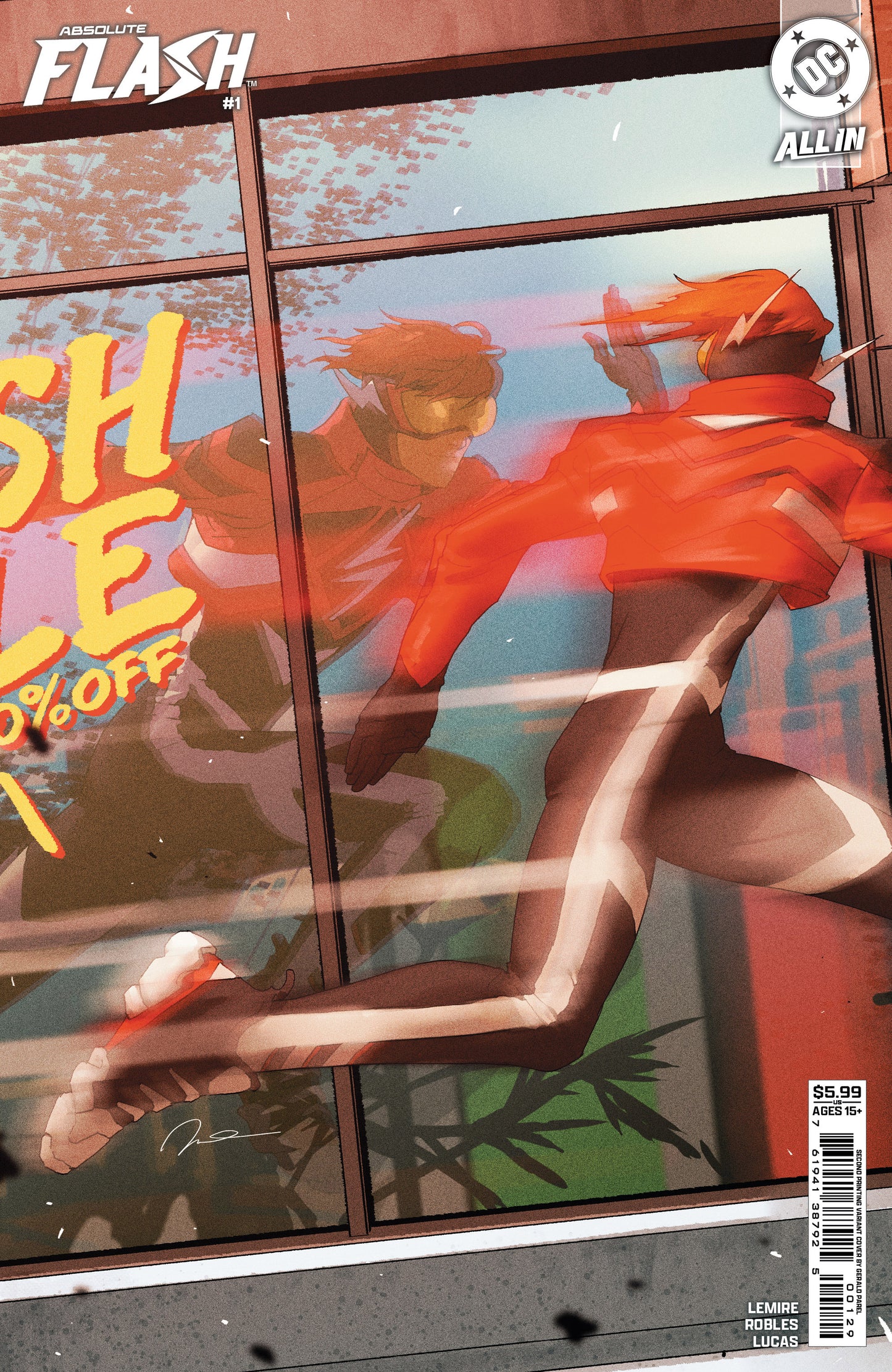 Absolute Flash #1 2nd Print B Gerald Parel Variant (05/21/2025) Dc