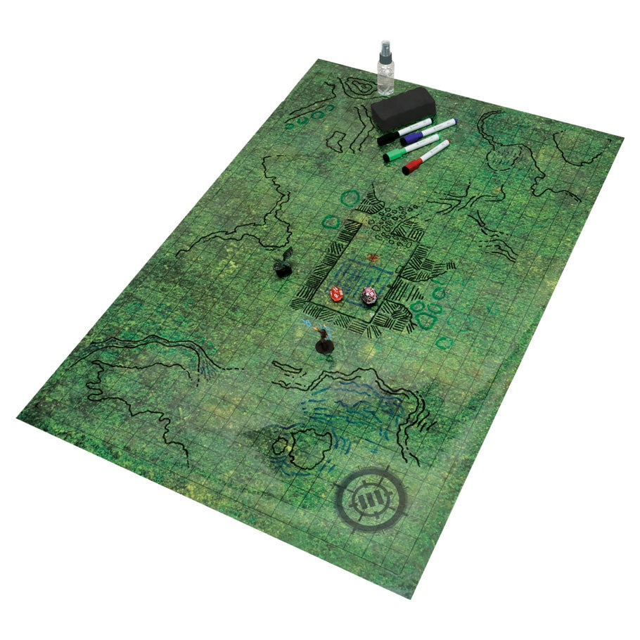 Enhance: Grid Mat Campaign Kit - Grass Terrain - Golden Apple Comics