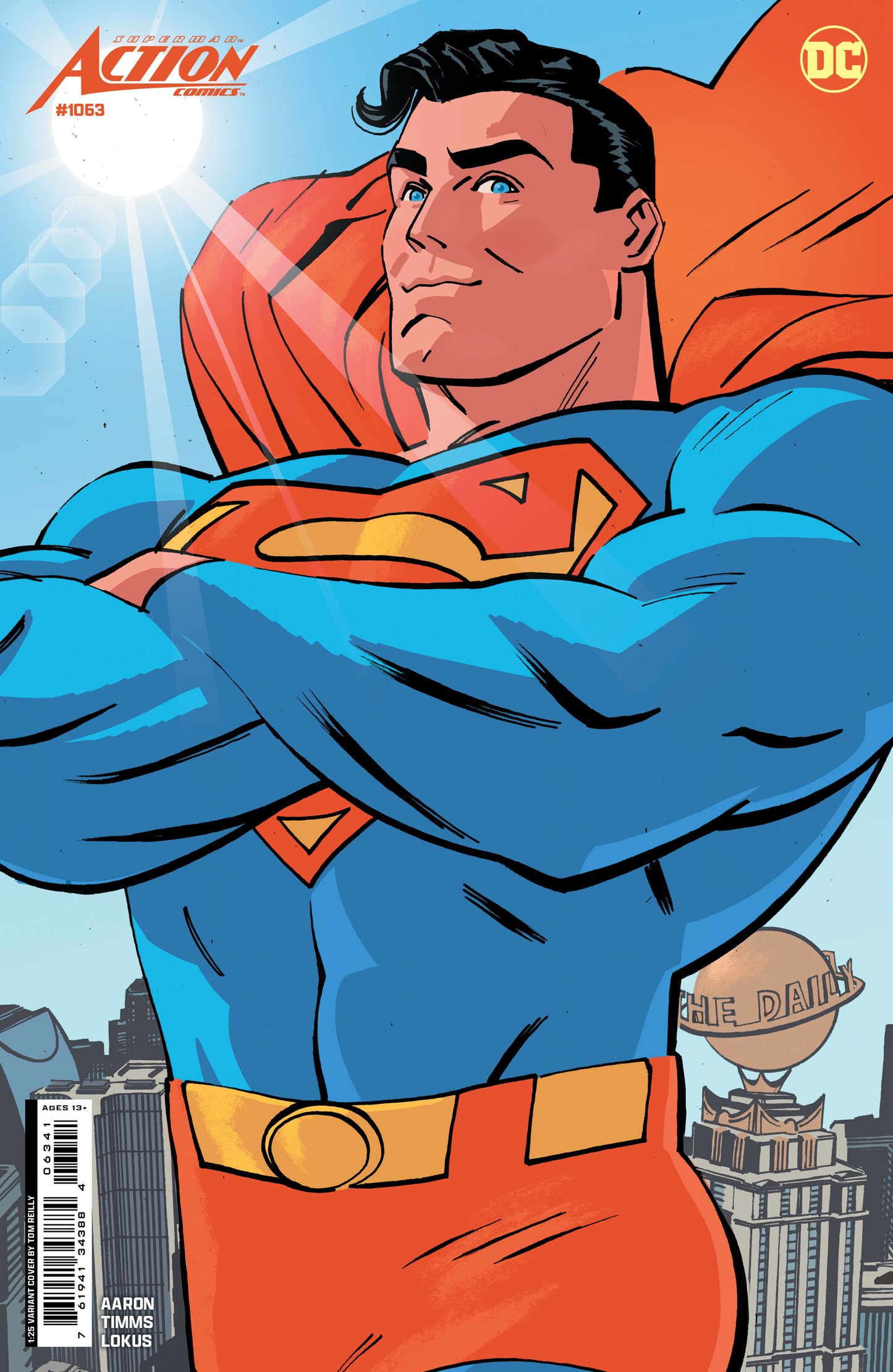Superman Action Comics #1063 E 1:25 Tom Reilly Card Stock Variant (03/12/2024) Dc - Golden Apple Comics