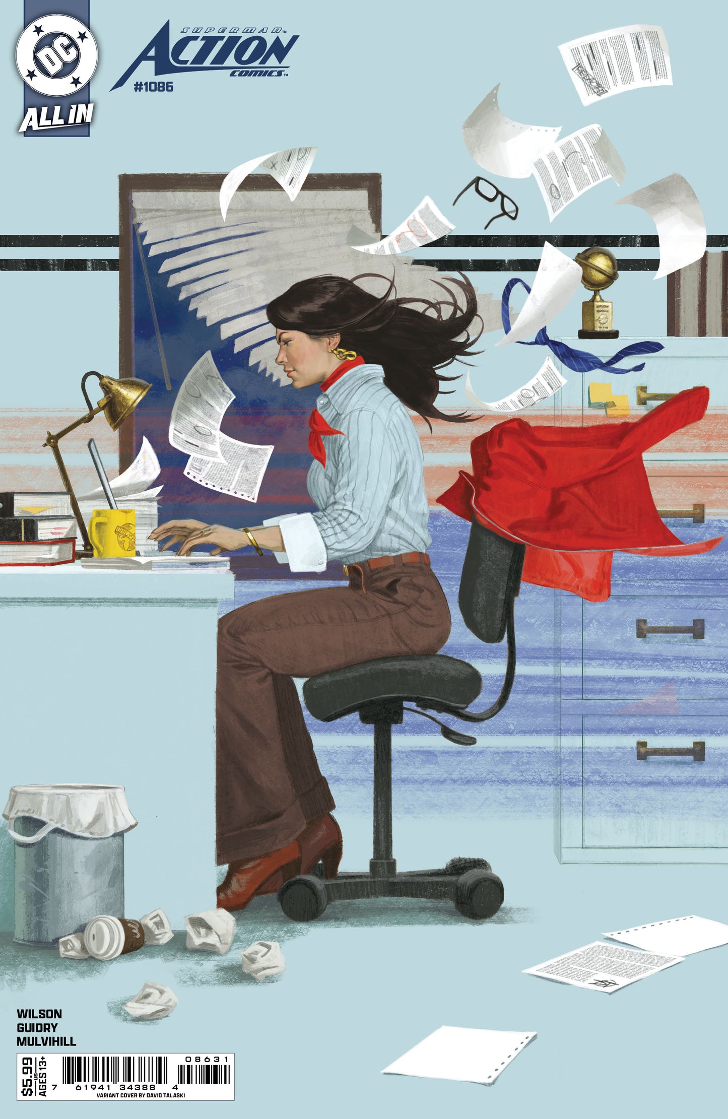 Superman Action Comics #1086 B David Talaski Variant (05/14/2025) Dc