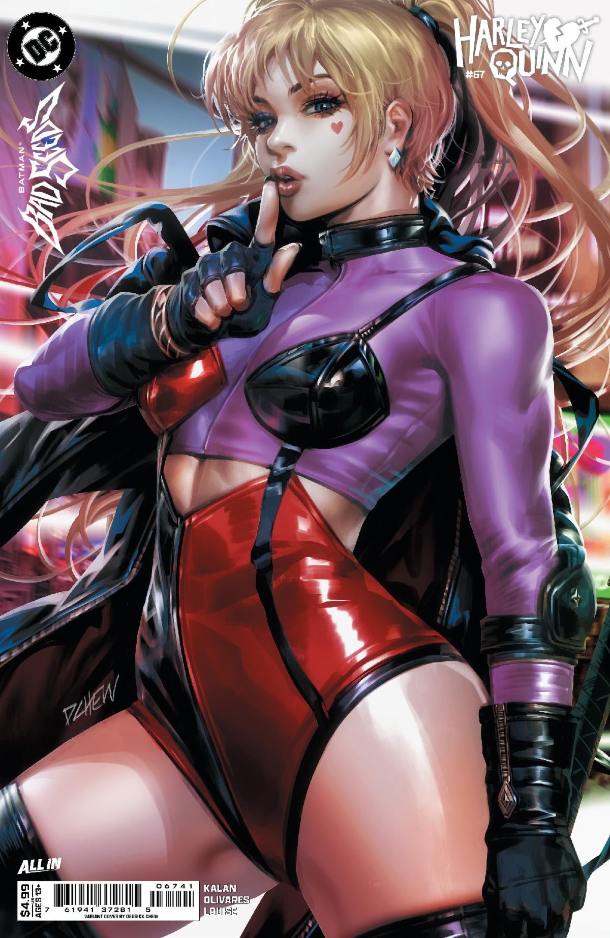 Harley Quinn #67 D Derrick Chew Variant (Batman Bad Seeds) (10/28/2026) Dc