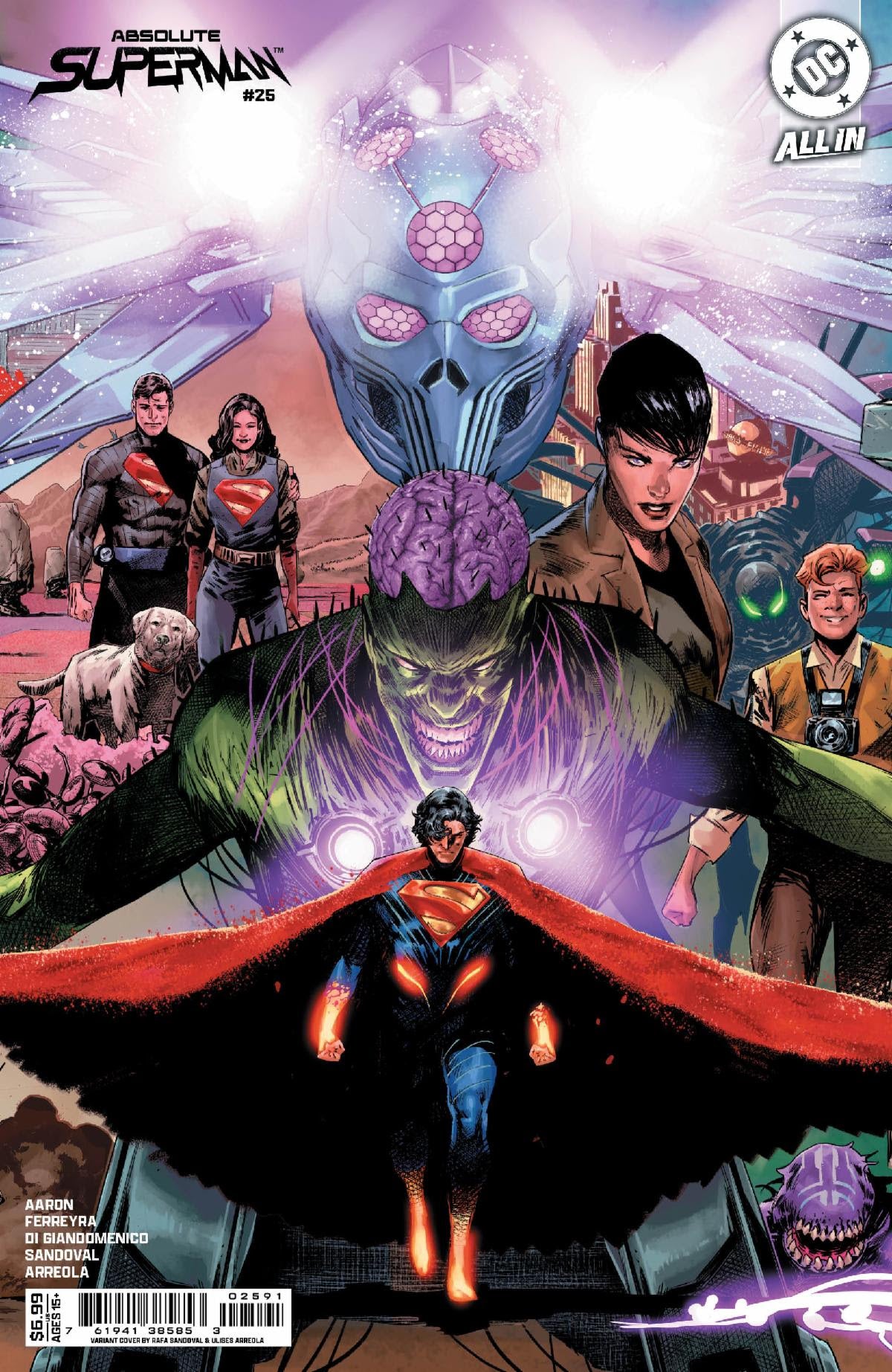 Absolute Superman #25 I Rafa Sandoval Middle Connecting Variant (11/04/2026) Dc