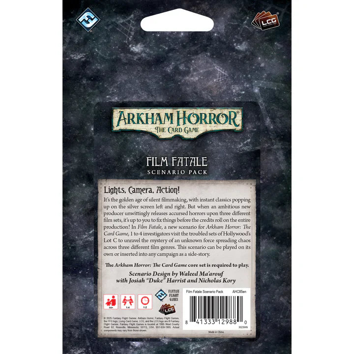 Arkham Horror LCG: Film Fatale Scenario Pack - Golden Apple Comics