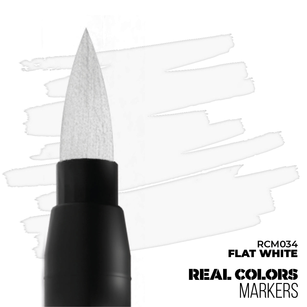 AK Interactive Markers: Real Colors Markers - Flat White - Golden Apple Comics