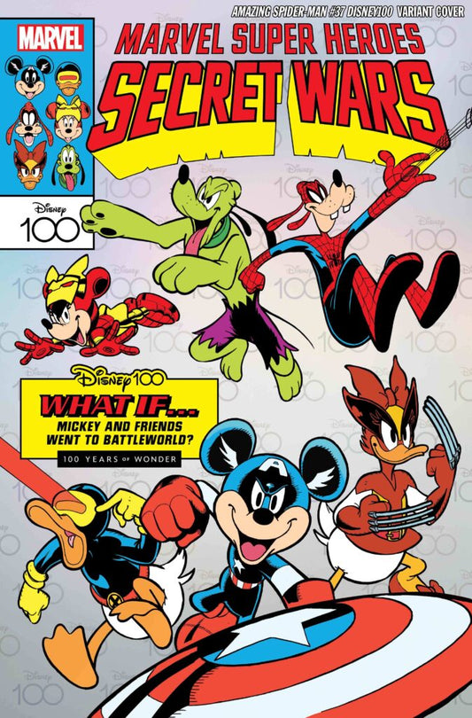 Amazing Spider-Man #37 Disney 100 Secret Wars 1 Homage Variant (11/08/2023) Marvel