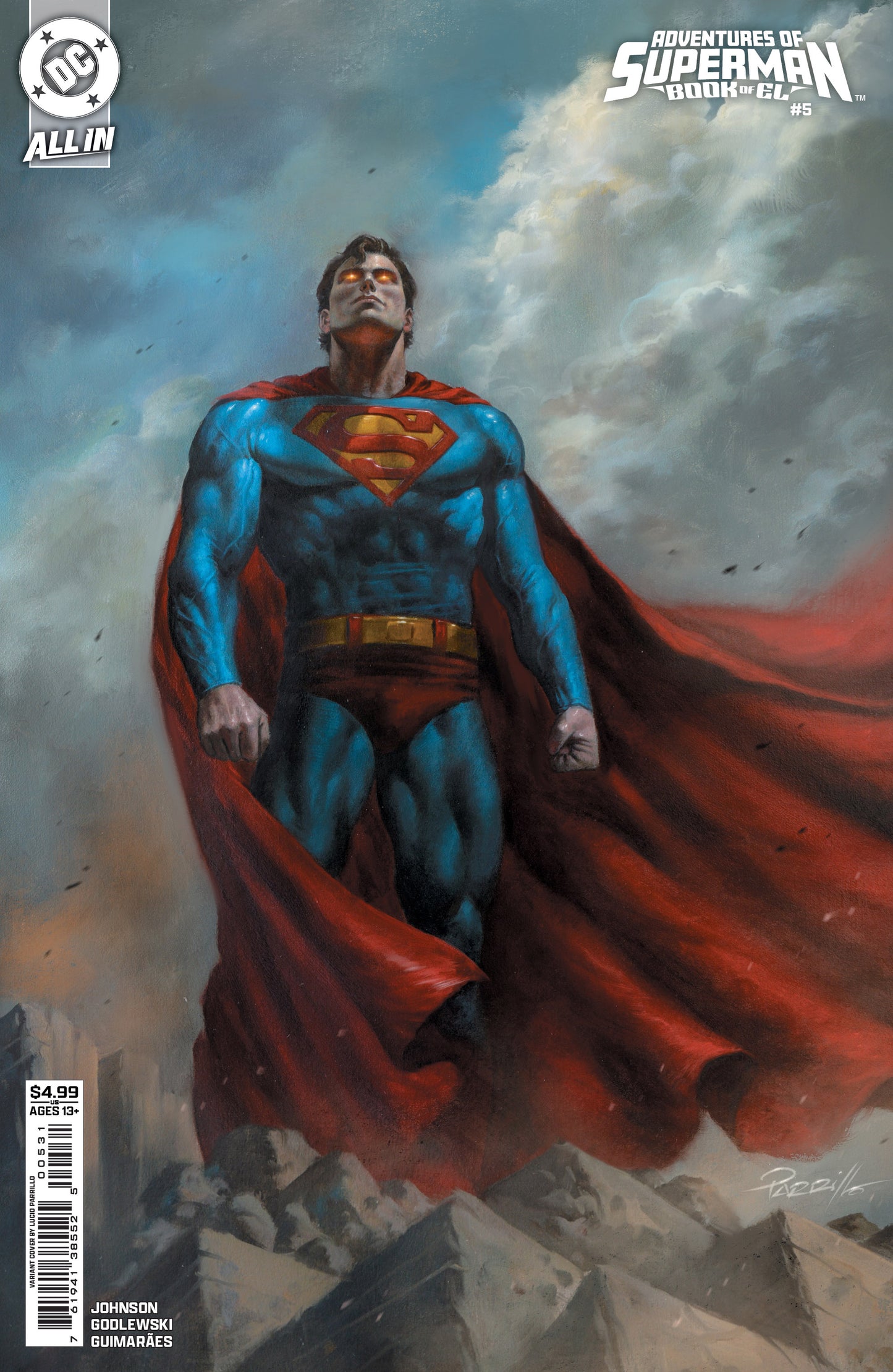 Adventures Of Superman Book Of El #5 (Of 12) C Lucio Parrillo Variant (01/07/2026) Dc