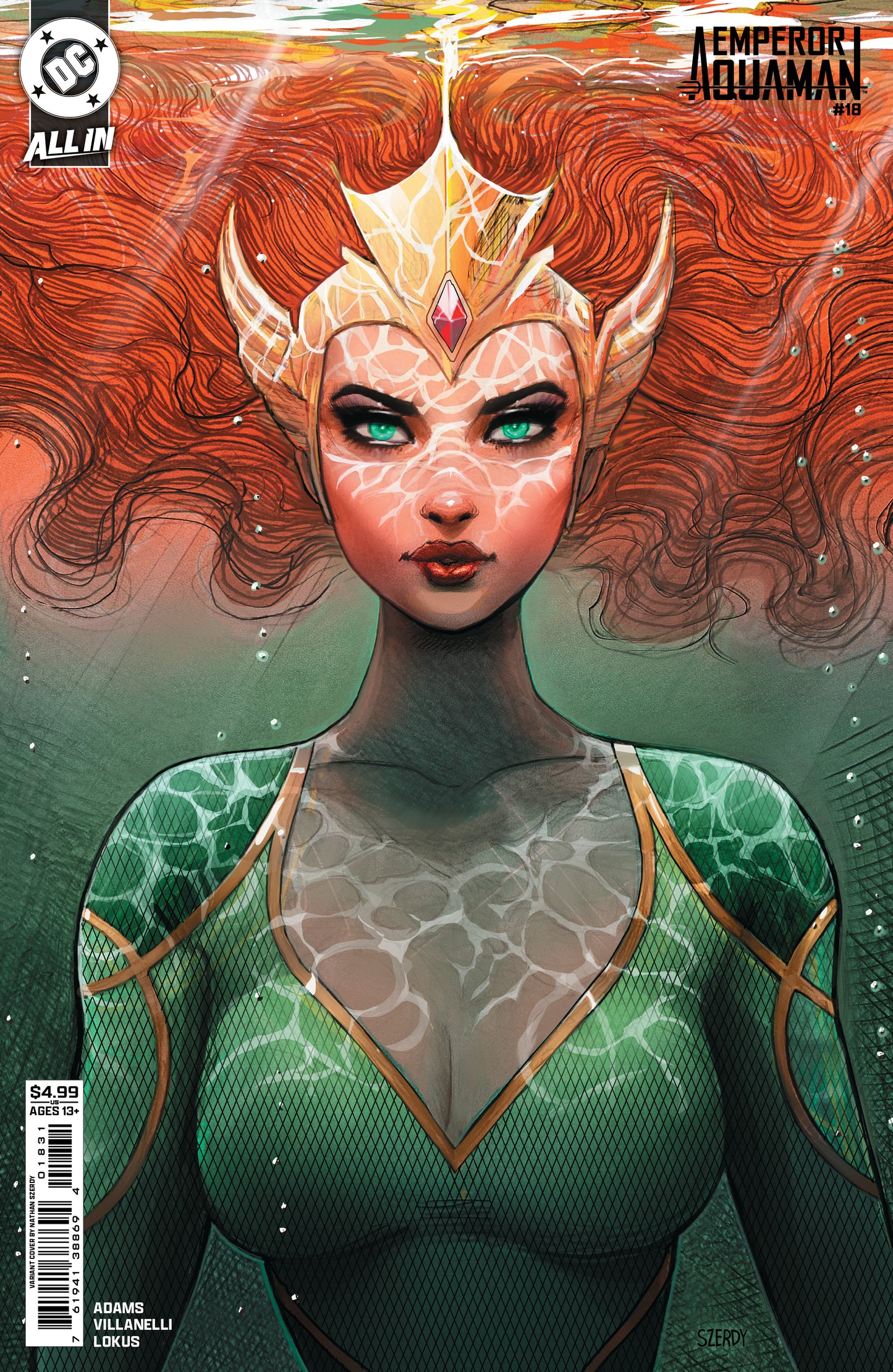 Emperor Aquaman #18 C Nathan Szerdy Variant (06/10/2026) Dc - Golden Apple Comics