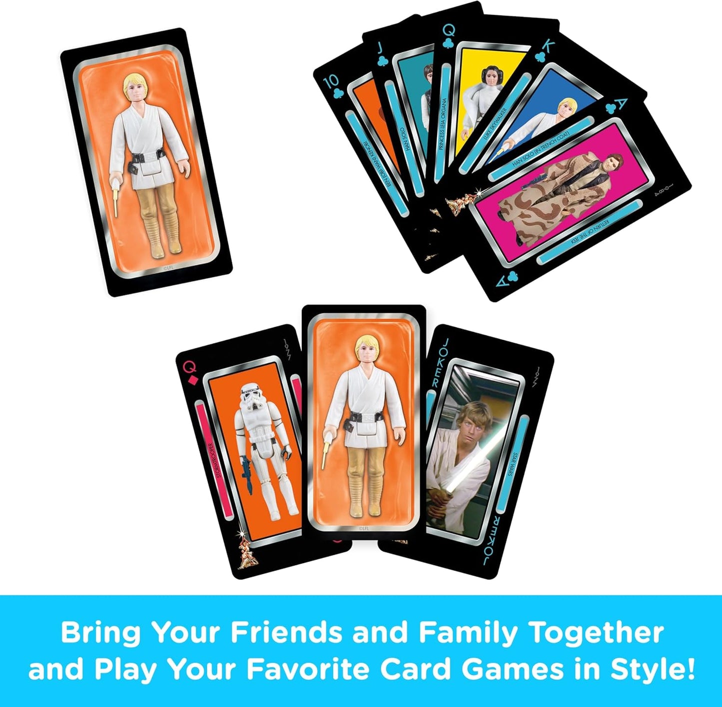 Aquarius Playing Cards: Star Wars - Action Figures - Luke Skywalker - Golden Apple Comics