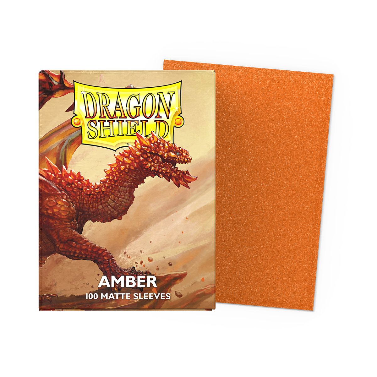 Dragon Shield Matte Sleeves - Amber (100-Pack)