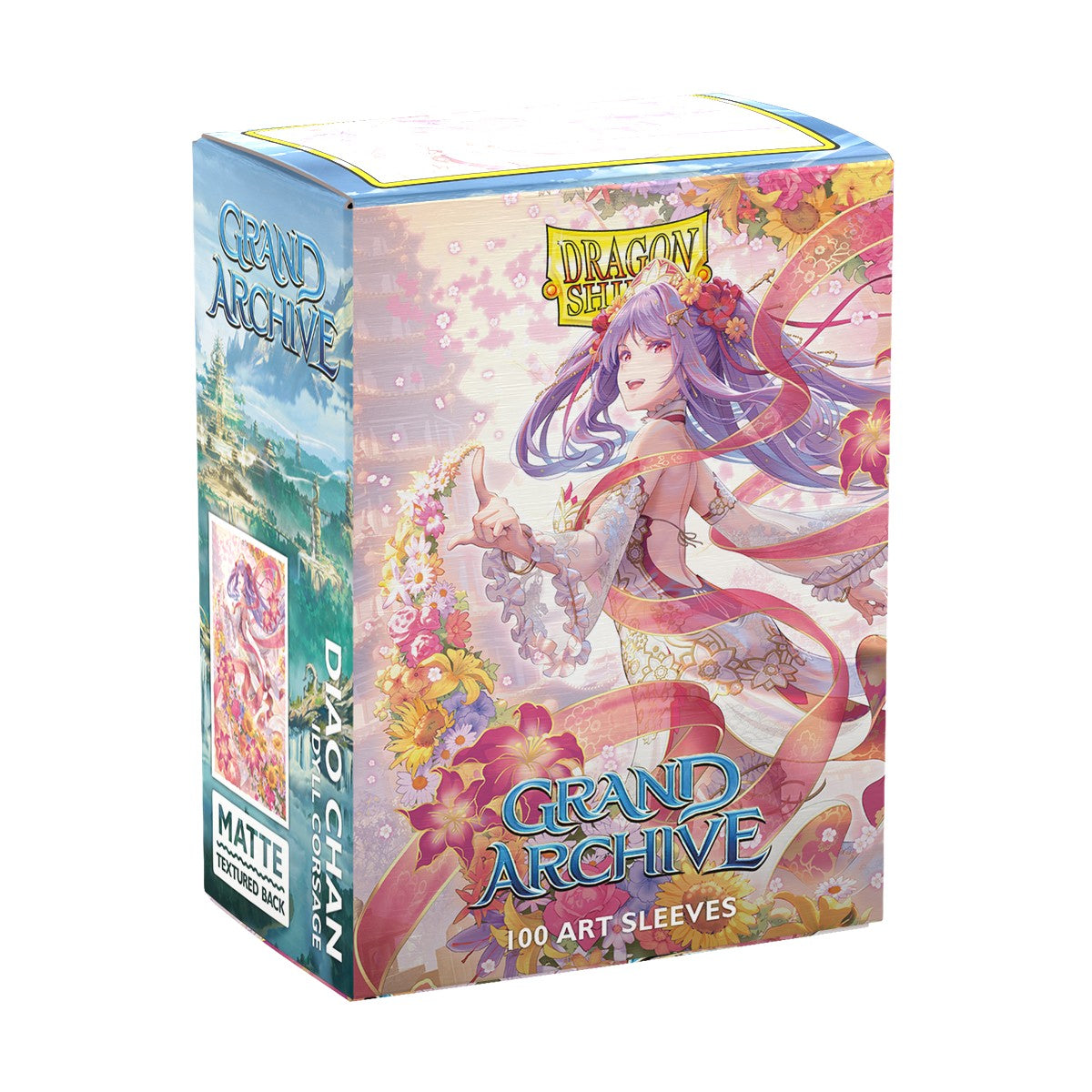Dragon Shield Grand Archive Matte Art Sleeves - Diao Chan, Idyll Corsage (100ct)