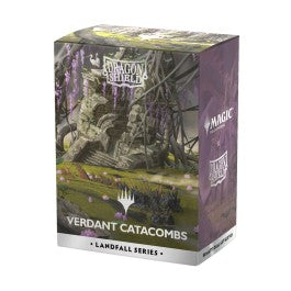 Dragon Shield: Standard Matte Dual Art Magic the Gathering Landfall Series 100ct Sleeves - Verdant Catacombs