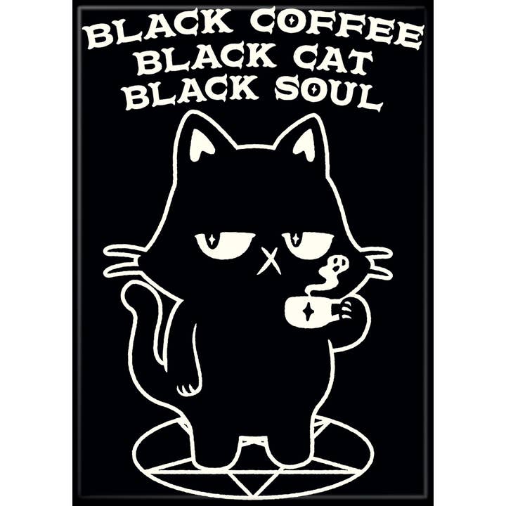 Tobe Fonseca: Black Coffee Black Cat Back Soul Magnet