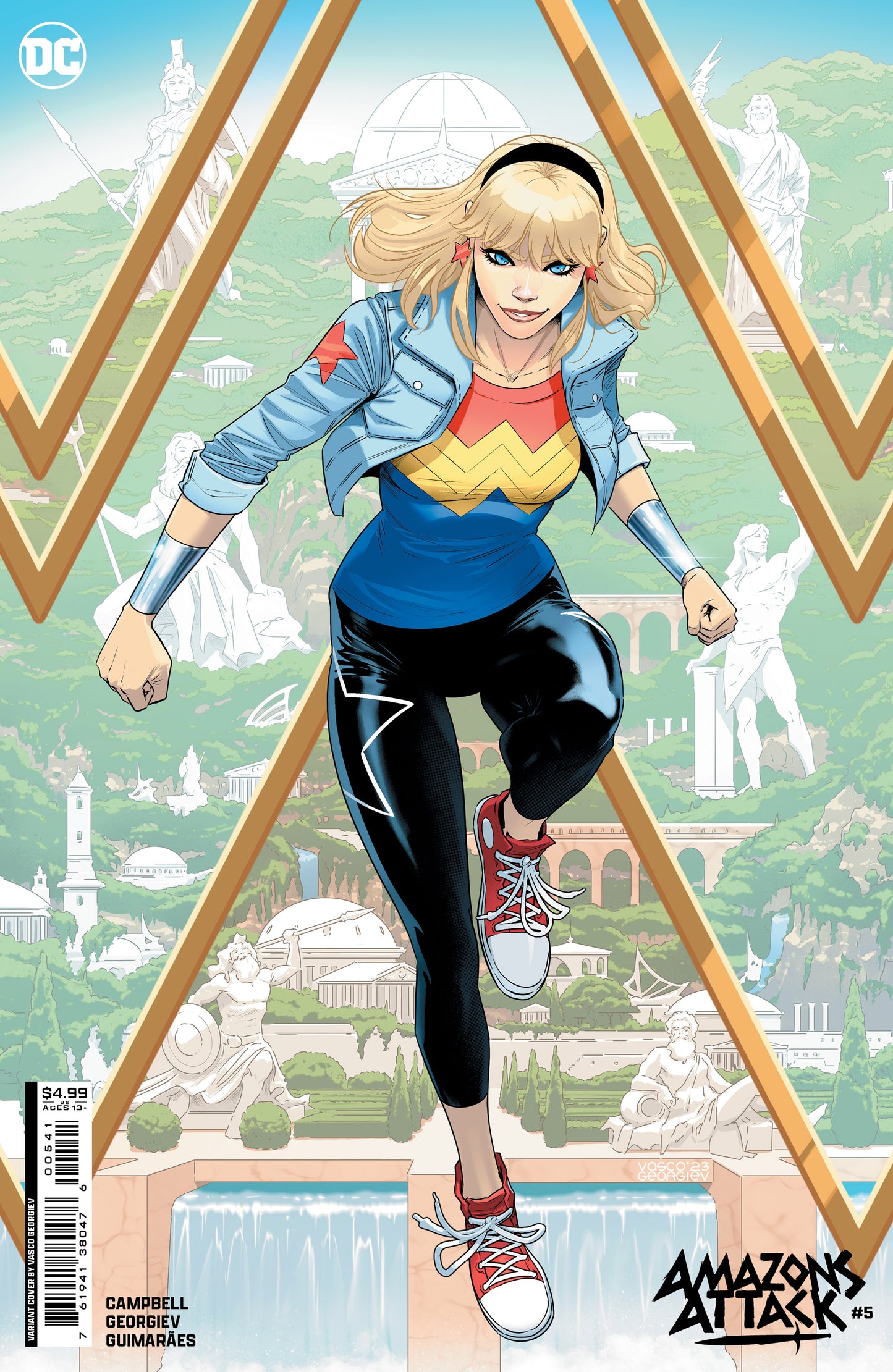 Amazons Attack #5 C Vasco Georgiev Card Stock Variant (02/27/2024) Dc - Golden Apple Comics