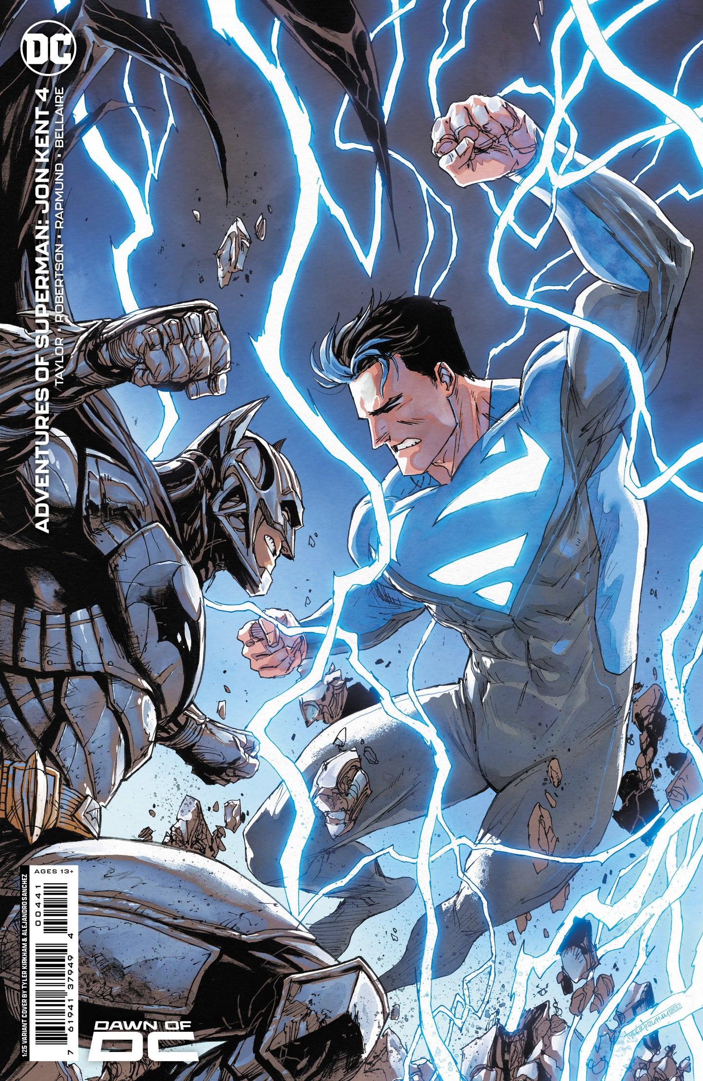 Adventures Of Superman Jon Kent #4 (Of 6) E 1:25 Tyler Kirkham Card Stock Variant (06/06/2023) Dc