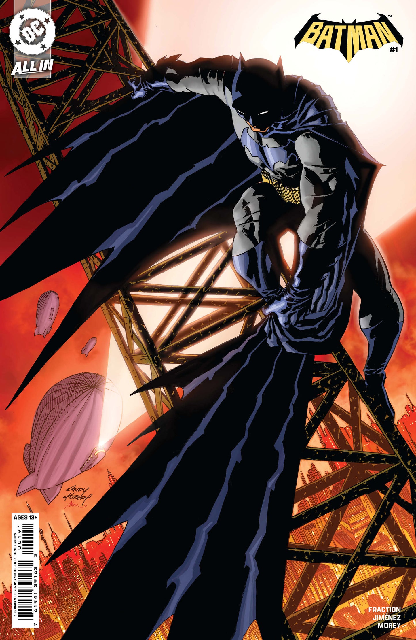 Batman #1 L 1:25 Andy Kubert Variant (09/03/2025) Dc