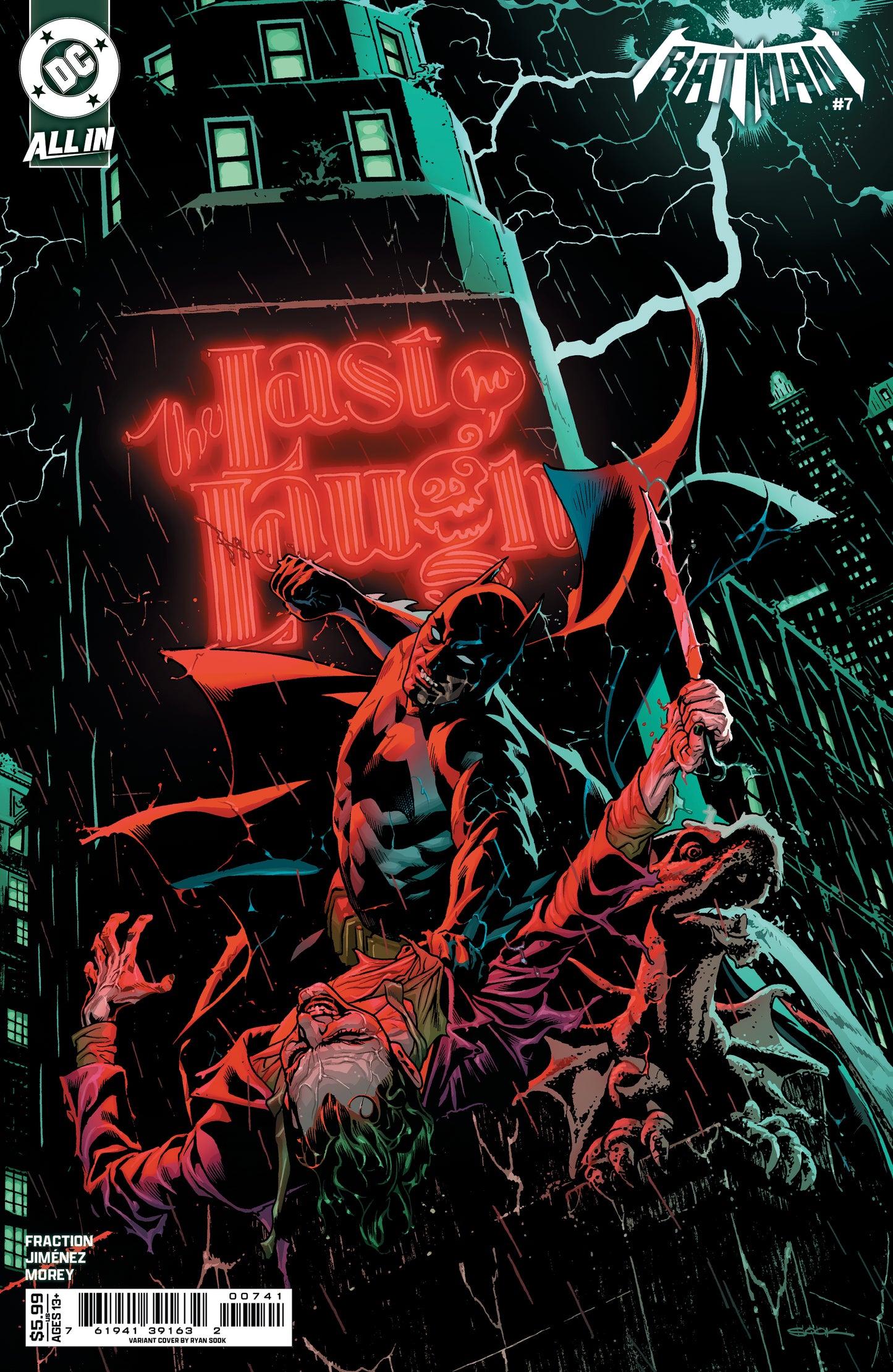 Batman #7 D Ryan Sook Variant (03/04/2026) Dc