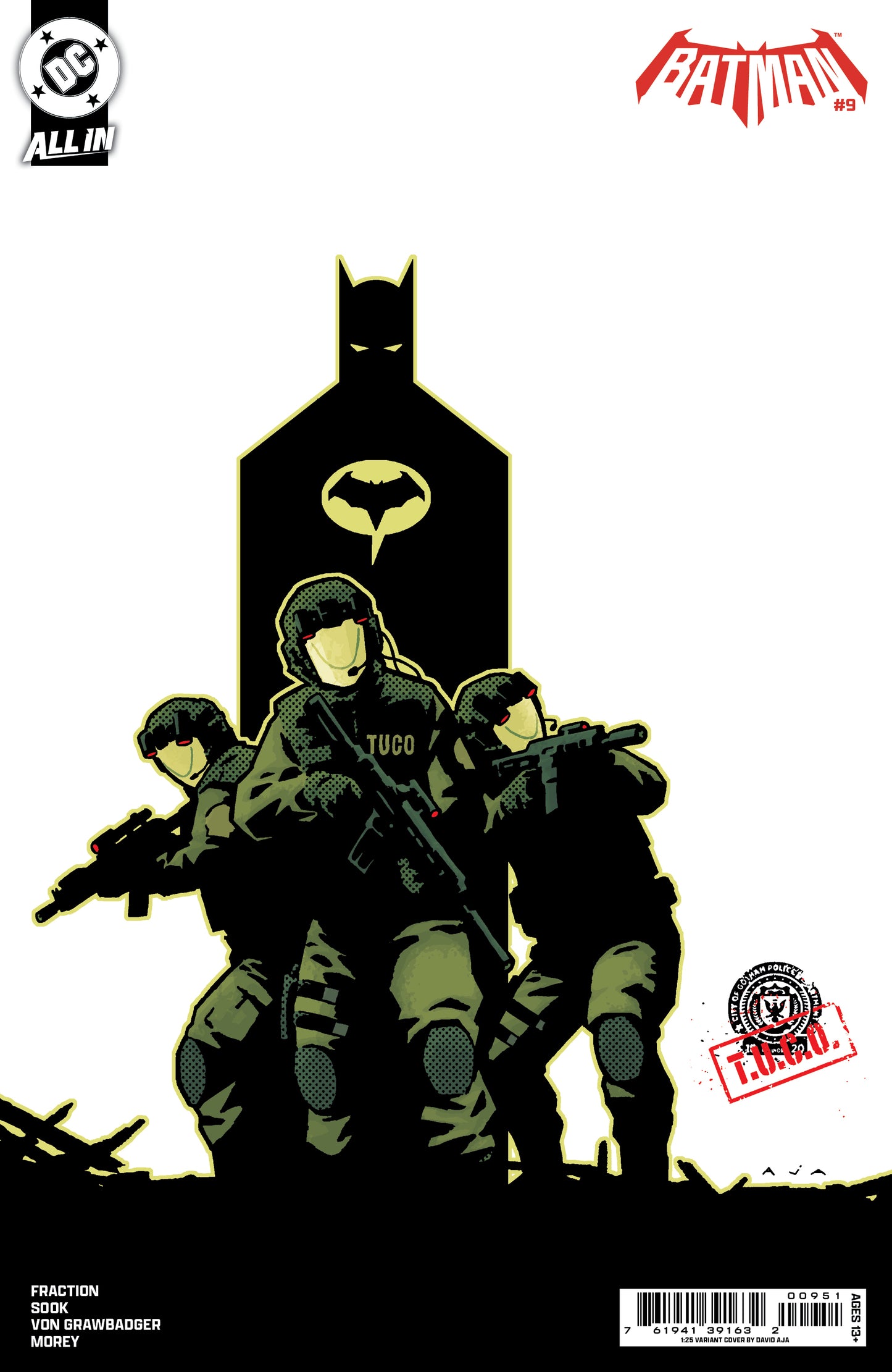 Batman #9 H 1:25 David Aja Variant (05/06/2026) Dc - Golden Apple Comics
