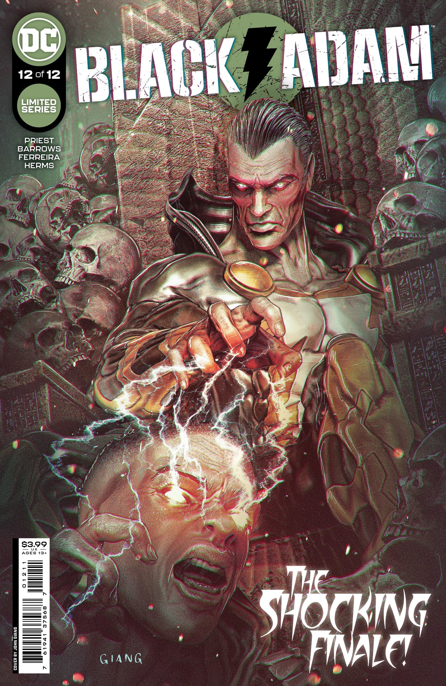 Black Adam #12 (Of 12) A John Giang Christopher Priest (06/20/2023) Dc - Golden Apple Comics