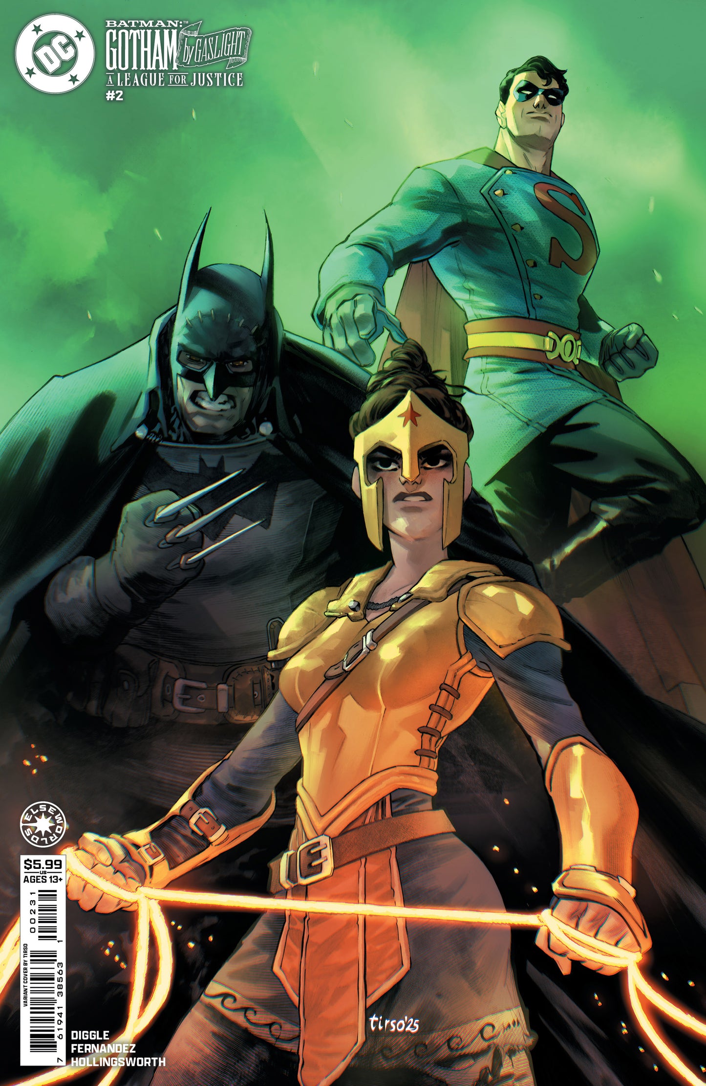 Batman Gotham By Gaslight A League For Justice #2 (Of 6) C Tirso Variant (08/13/2025) Dc