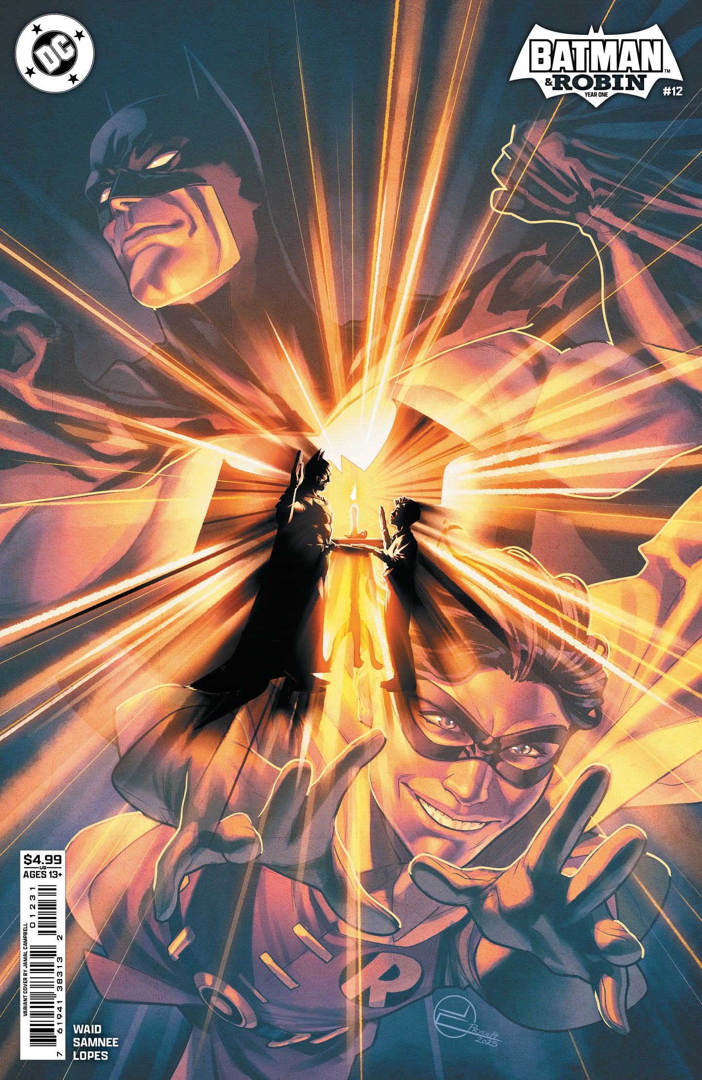 Batman & Robin Year One #12 (Of 12) B Jamal Campbell Variant (10/15/2025) Dc
