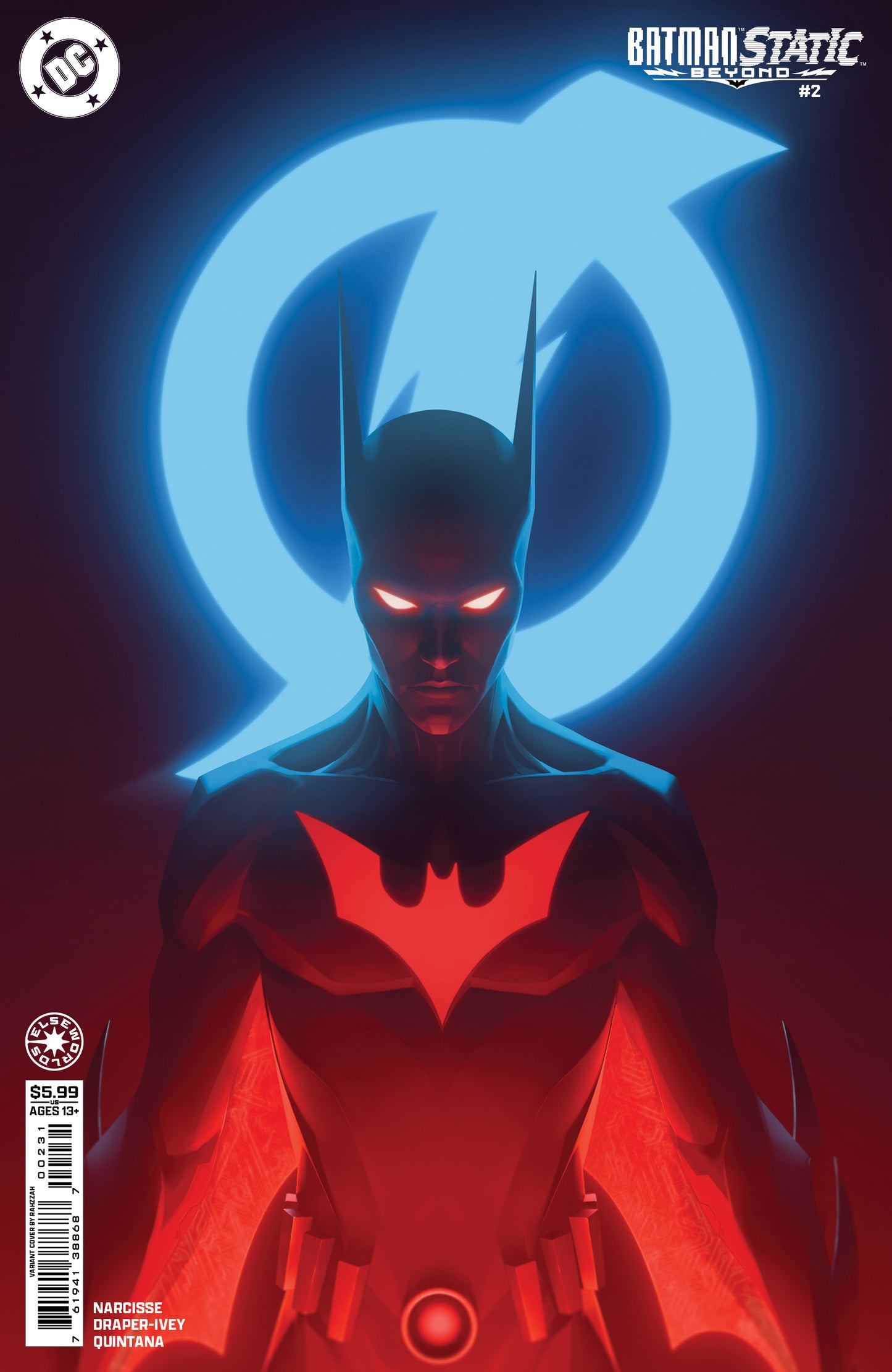 Batman Static Beyond #2 (Of 6) C Rahzzah Variant (12/24/2025) Dc