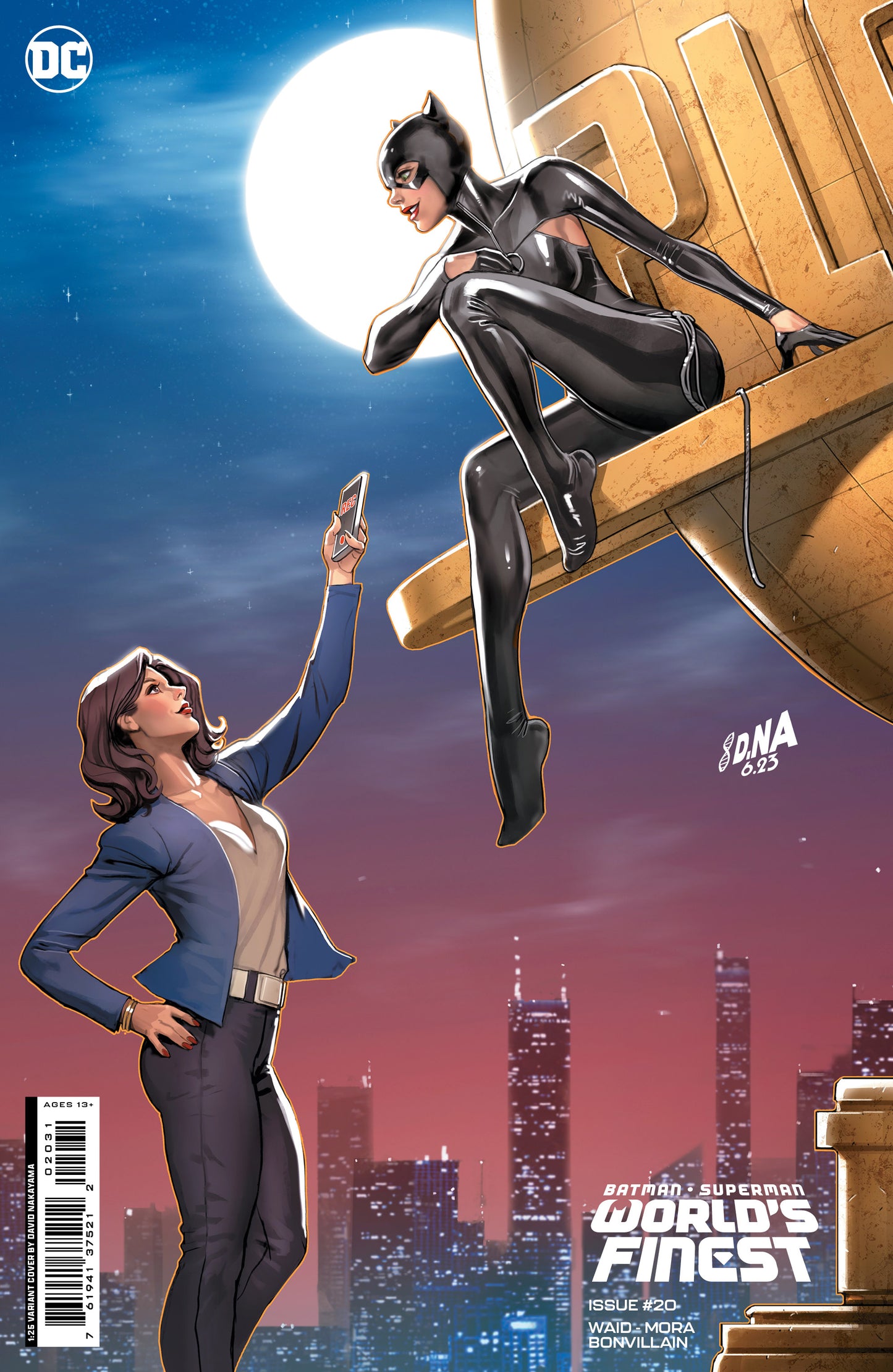 Batman Superman Worlds Finest #20 D 1:25 David Nakayama Card Stock Variant (10/17/2023) Dc