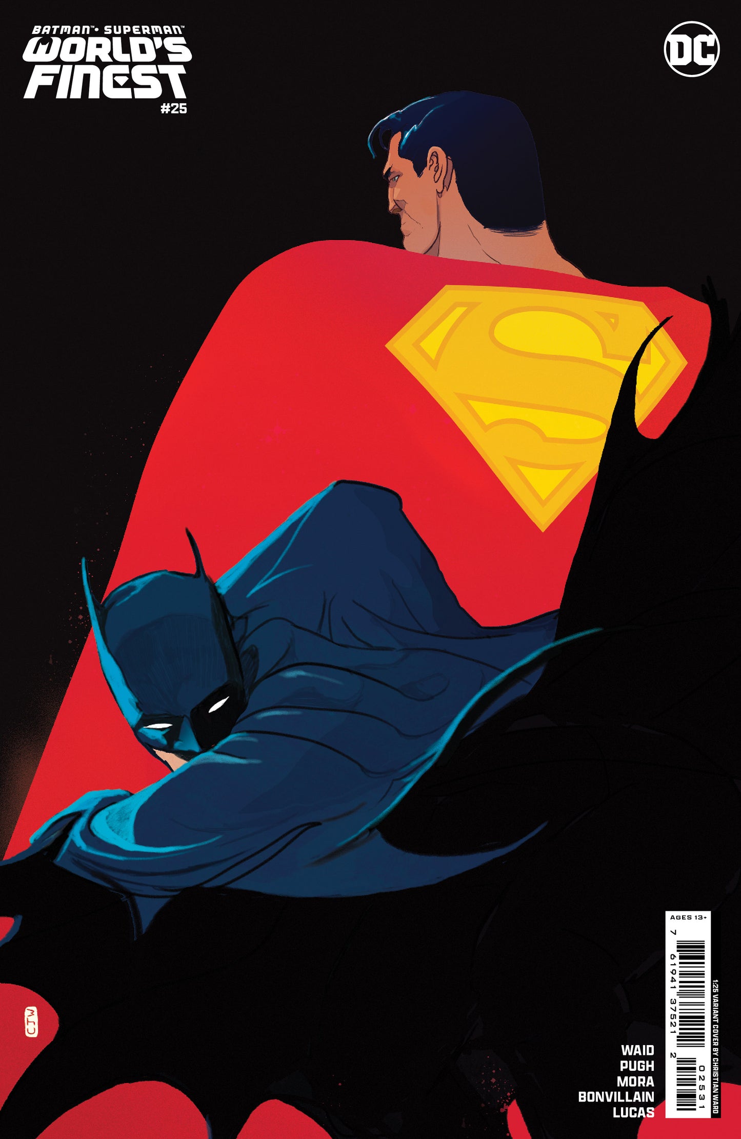 Batman Superman Worlds Finest #25 H 1:25 Christian Ward Card Stock Variant (03/19/2024) Dc