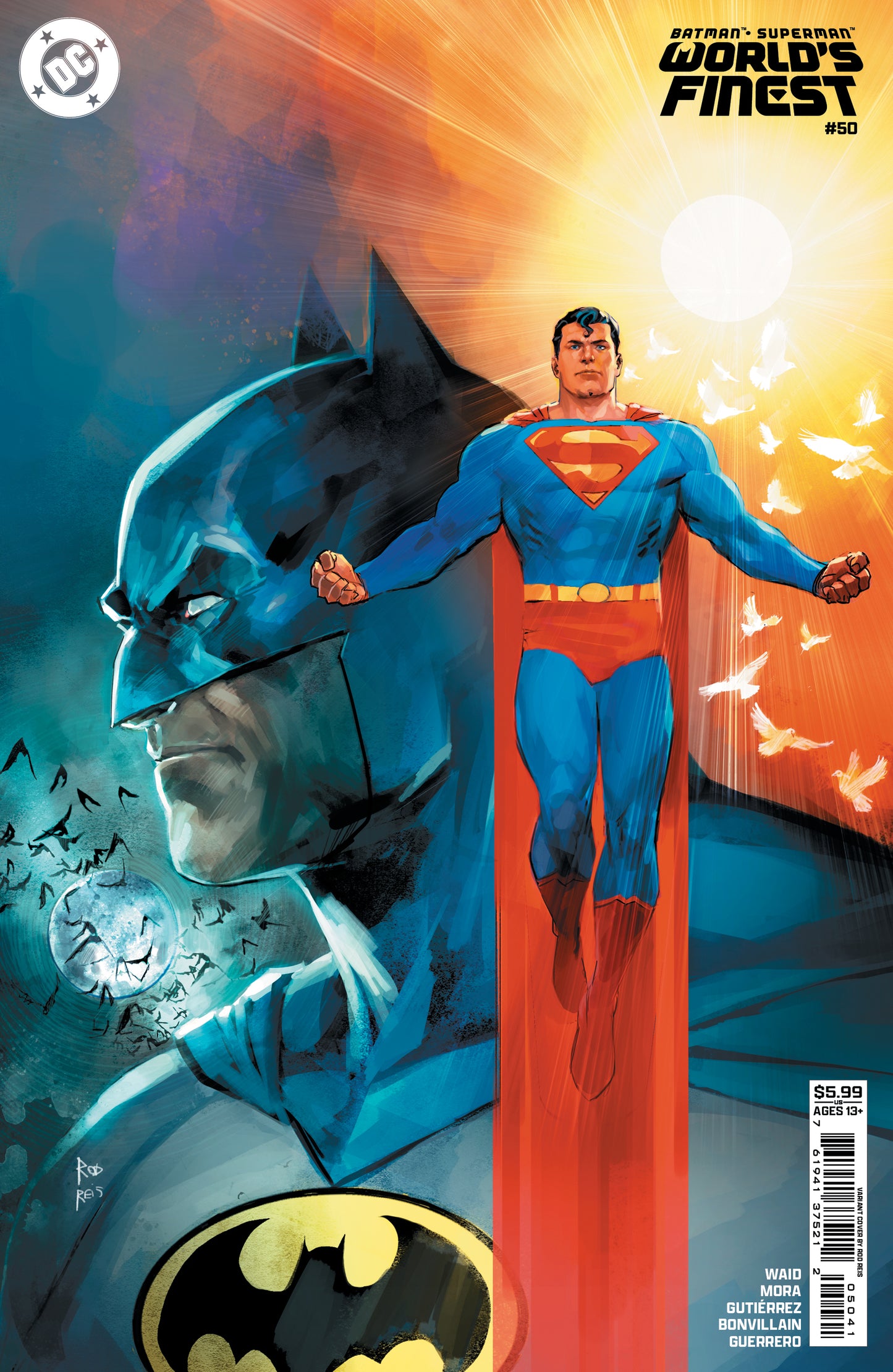 Batman Superman Worlds Finest #50 D Rod Reis Variant (04/01/2026) Dc - Golden Apple Comics