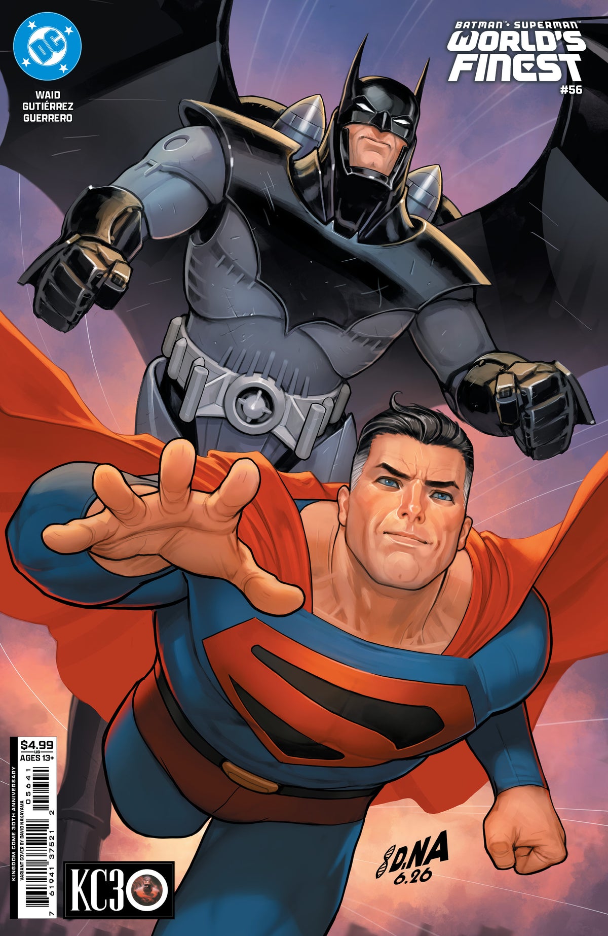 Batman Superman Worlds Finest #56 D David Nakayama Kingdom Come 30Th Anniversary Variant (10/21/2026) Dc