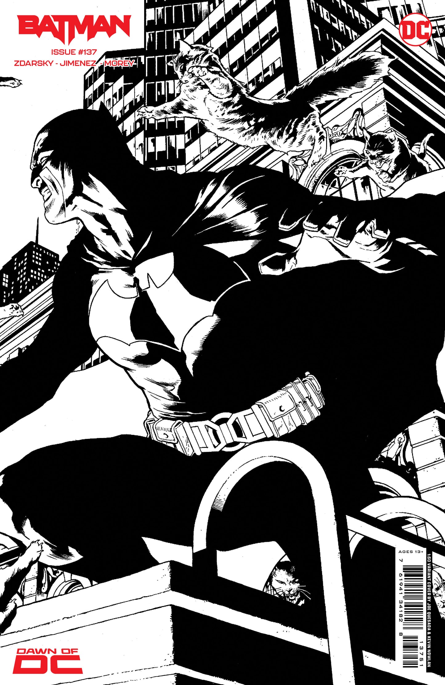 Batman #137 G 1:50 Joe Quesada Variant (Batman Catwoman The Gotham War) (09/05/2023) Dc