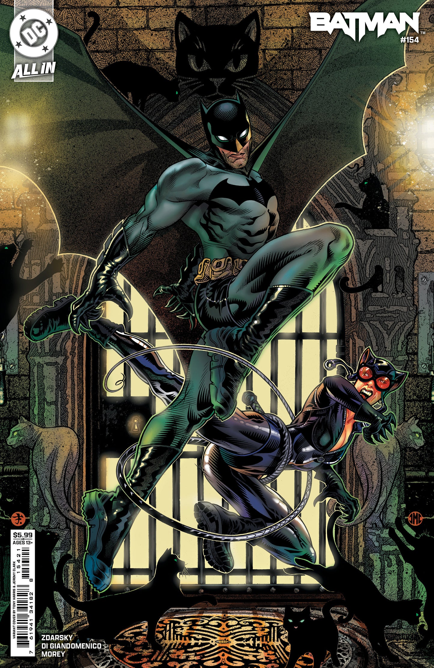 Batman #154 B Tony Harris & Jeremy Clark Variant (11/06/2024) Dc - Golden Apple Comics