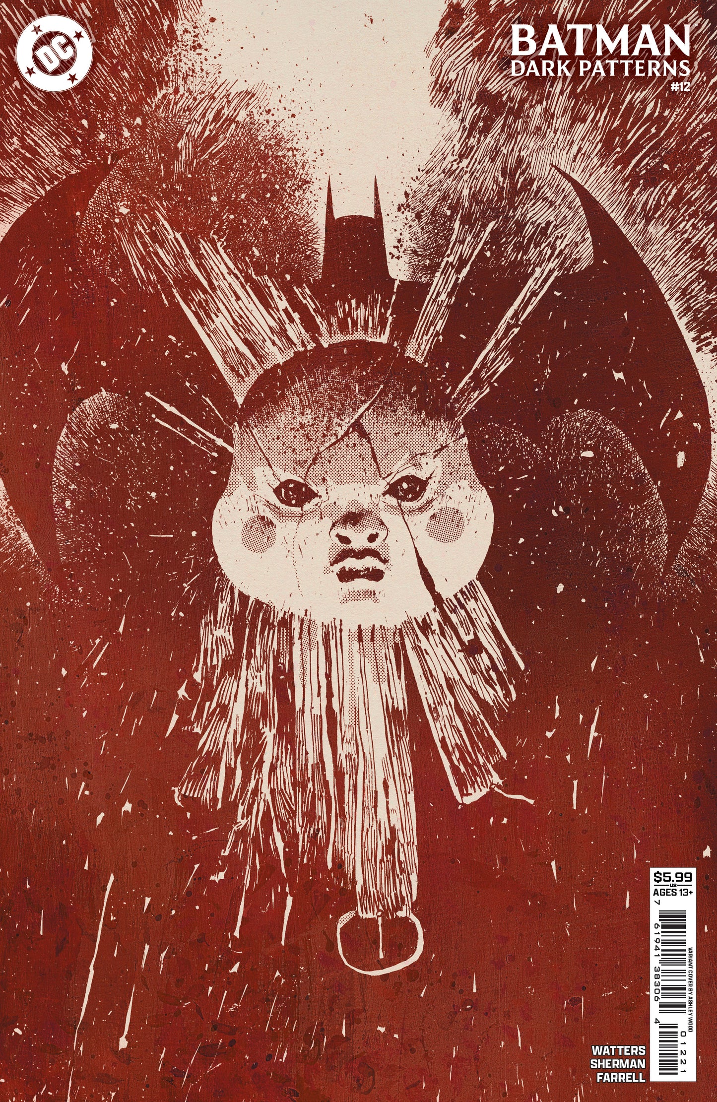 Batman Dark Patterns #12 (Of 12) B Ashley Wood Variant (11/12/2025) Dc