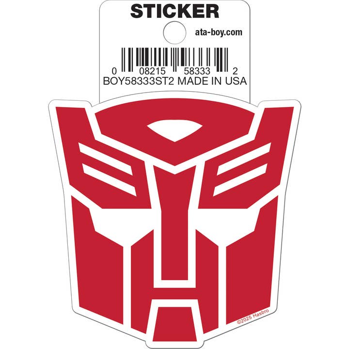 Transformers: Autobot Logo Die Cut Vinyl Sticker - 3"