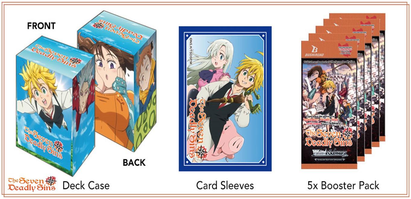 Weiss Schwarz: The Seven Deadly Sins Supply Set - Golden Apple Comics