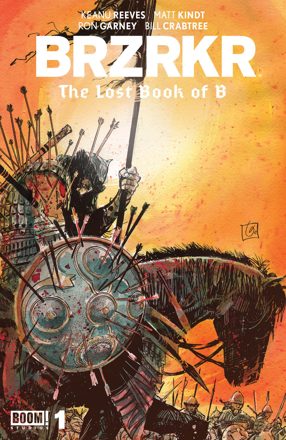 Brzrkr The Lost Book Of B #1 C Foil Ron Garney Variant (08/28/2024) Boom