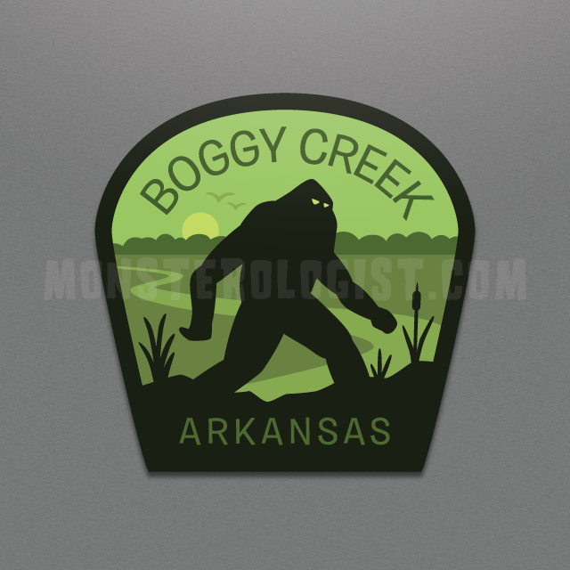 Boggy Creek, Arkansas Travel Sticker - Golden Apple Comics