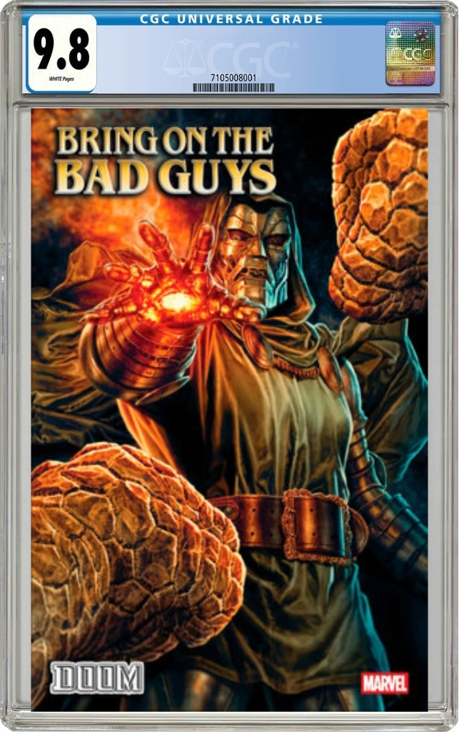 Bring On The Bad Guys Doom #1 A Lee Bermejo Marc Guggenheim (06/18/2025) Marvel CGC 9.8