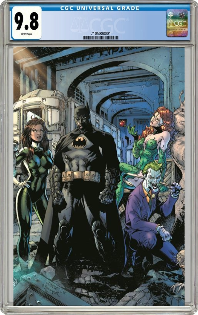 Batman #163 A Jim Lee & Scott Williams Batman Connecting Middle Altern