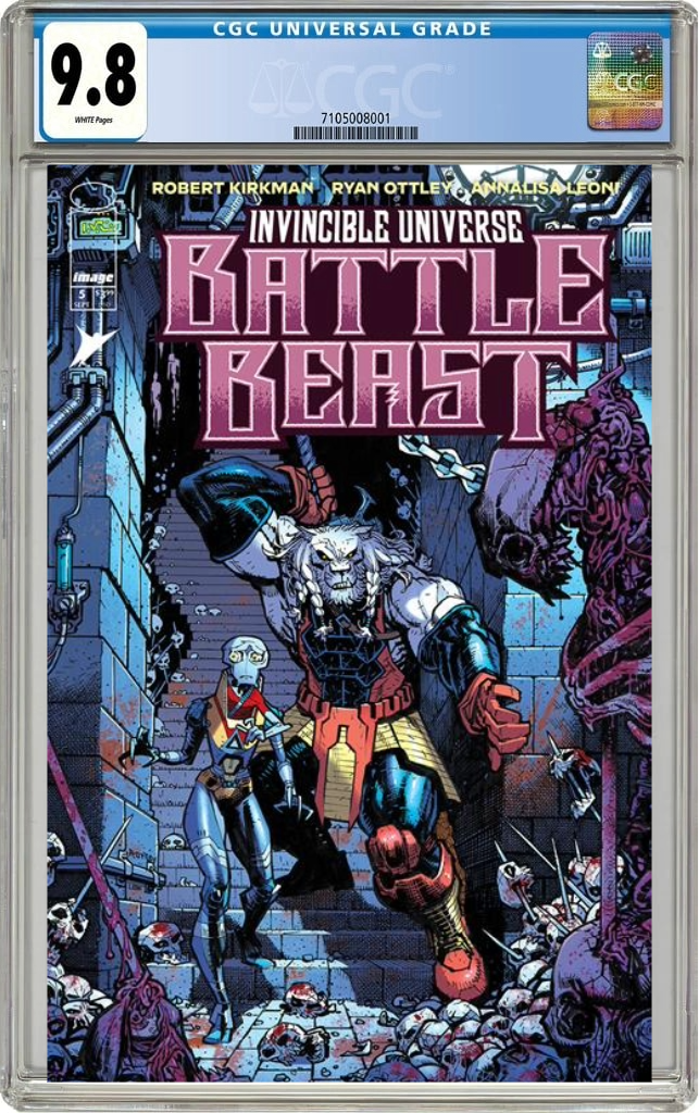 Invincible Universe Battle Beast #5 A Ryan Ottley Robert Kirkman (09/17/2025) Image CGC 9.8 - Golden Apple Comics