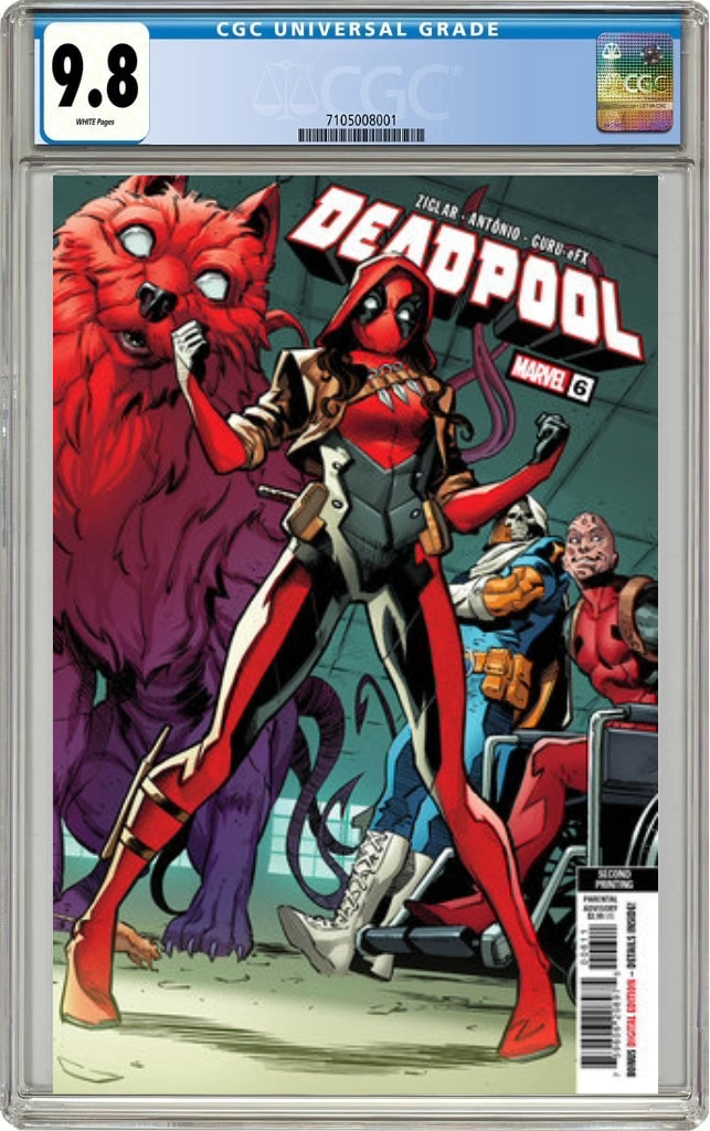 Deadpool #6 2nd Print Roge Antonio Variant (09/18/2024) Marvel CGC 9.8