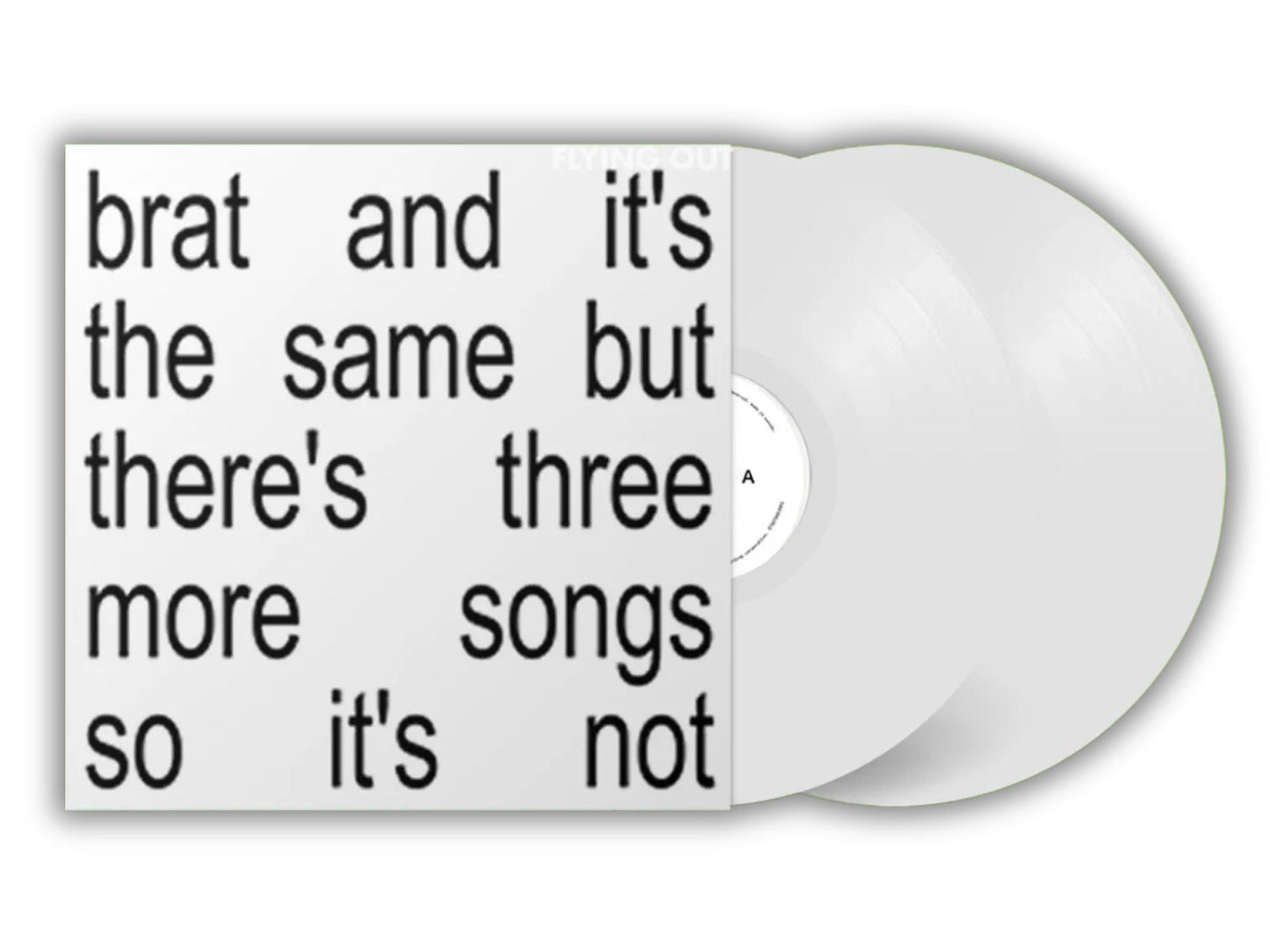 Charli XCX - Brat and it's the same but there's three more songs so it's not (Limited Edition White Colored 2x Vinyl)