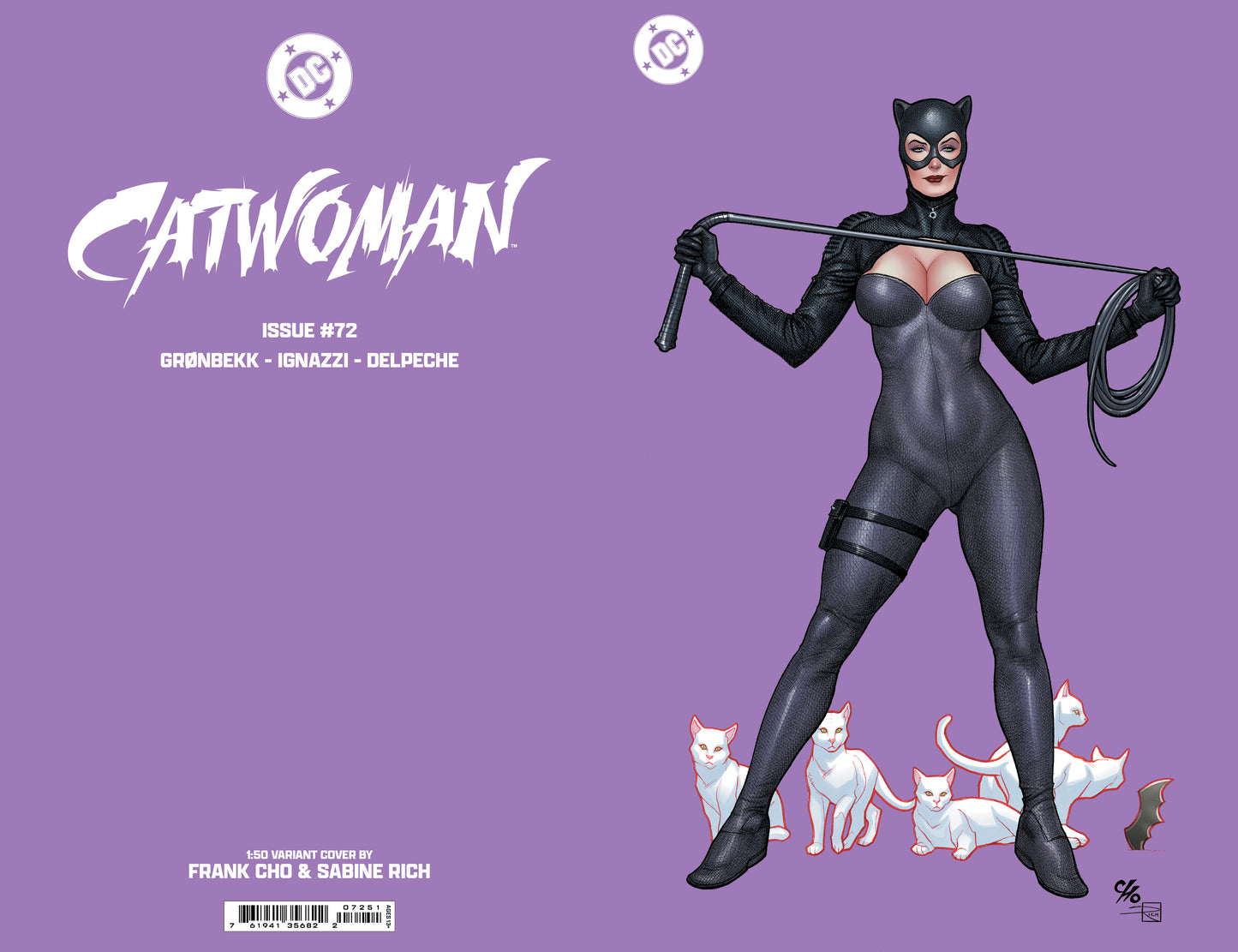 Catwoman #72 F 1:50 Frank Cho Variant (01/15/2025) Dc - Golden Apple Comics